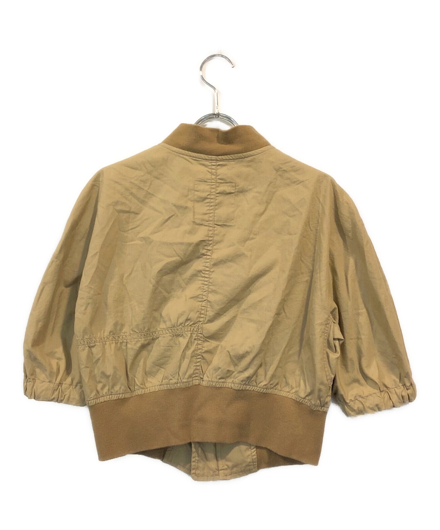 [Pre-owned] Y's Cotton Poly Washer Short-Sleeved Short Blouson YT-Y05-027