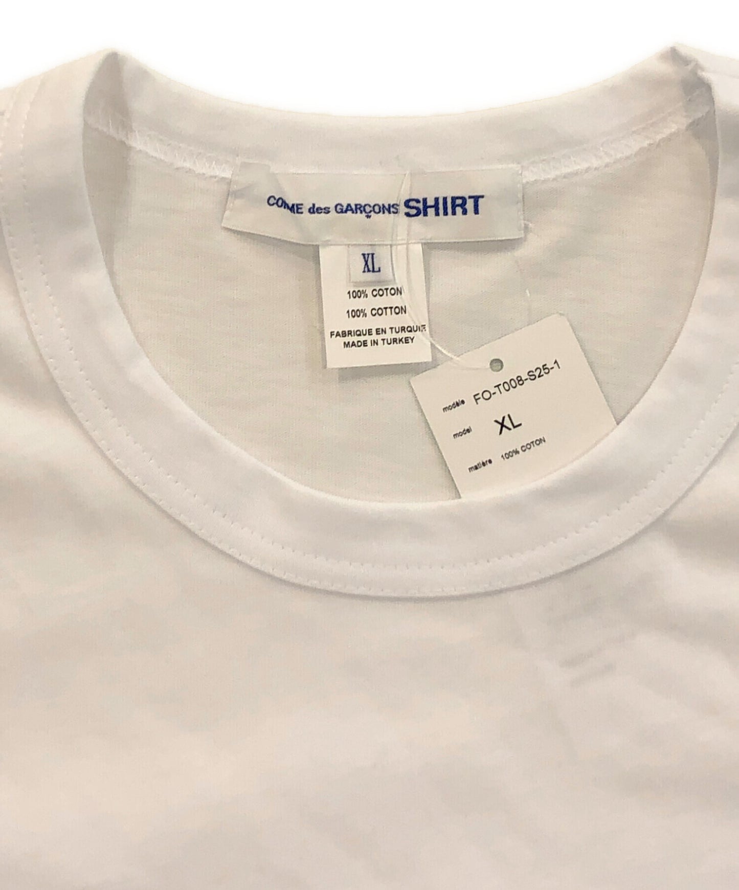[Pre-owned] COMME des GARCONS SHIRT 25SS Collection Digital Print Check2 Tee FO-T008