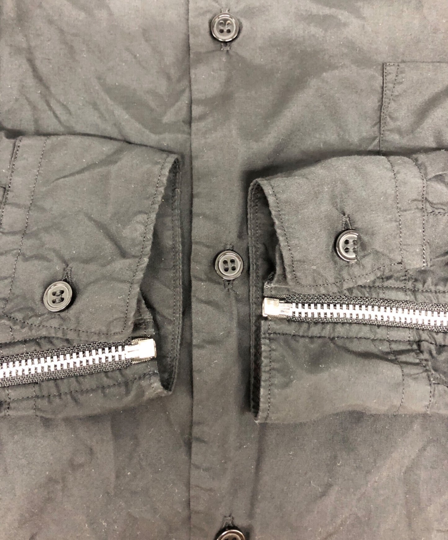 [Pre-owned] BLACK COMME des GARCONS Zip design long sleeve shirt