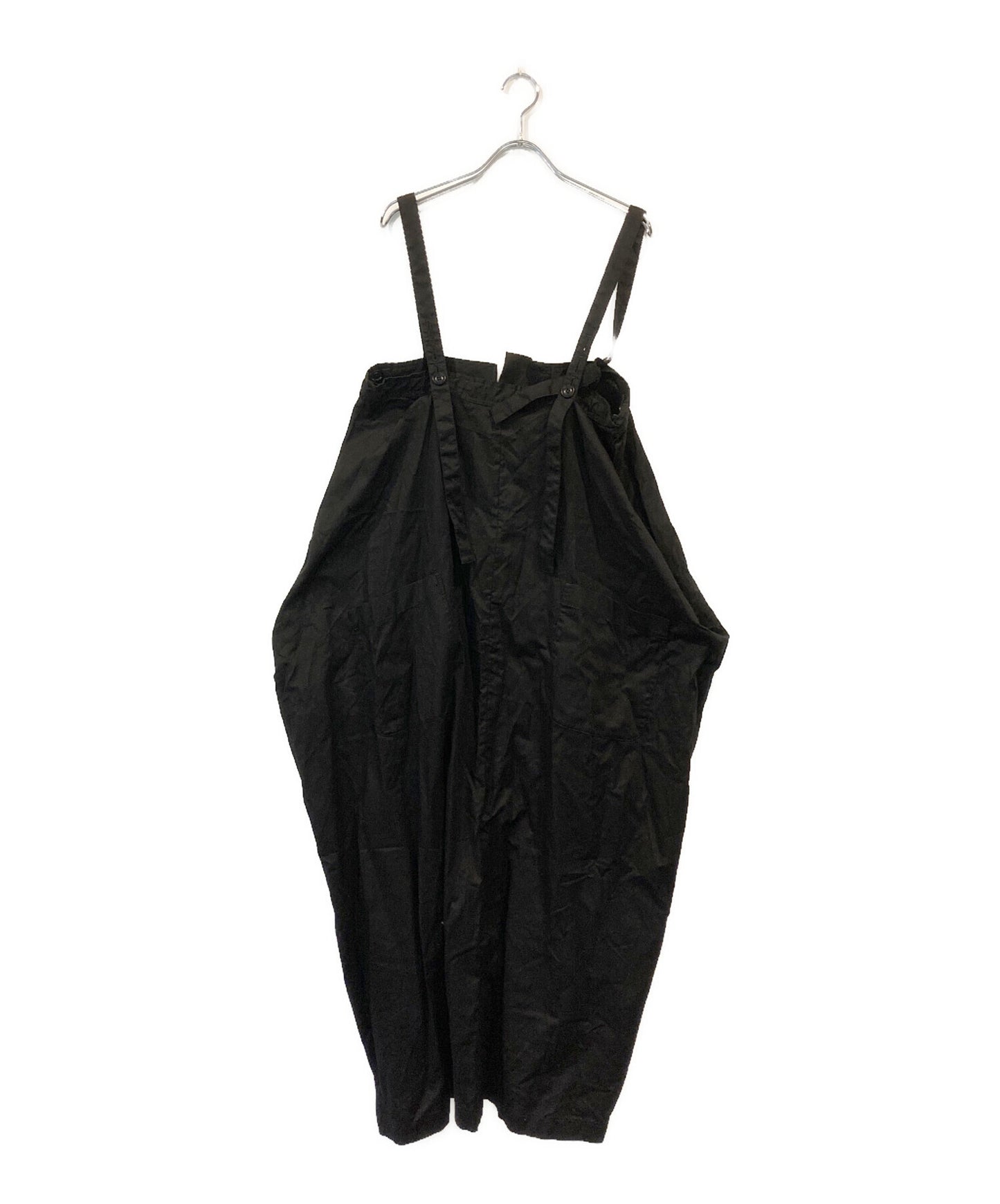 [Pre-owned] Y's THIN COTTON TWILL ASYMMETERIC SHOULDER STRAP DRESS YT-D82-003