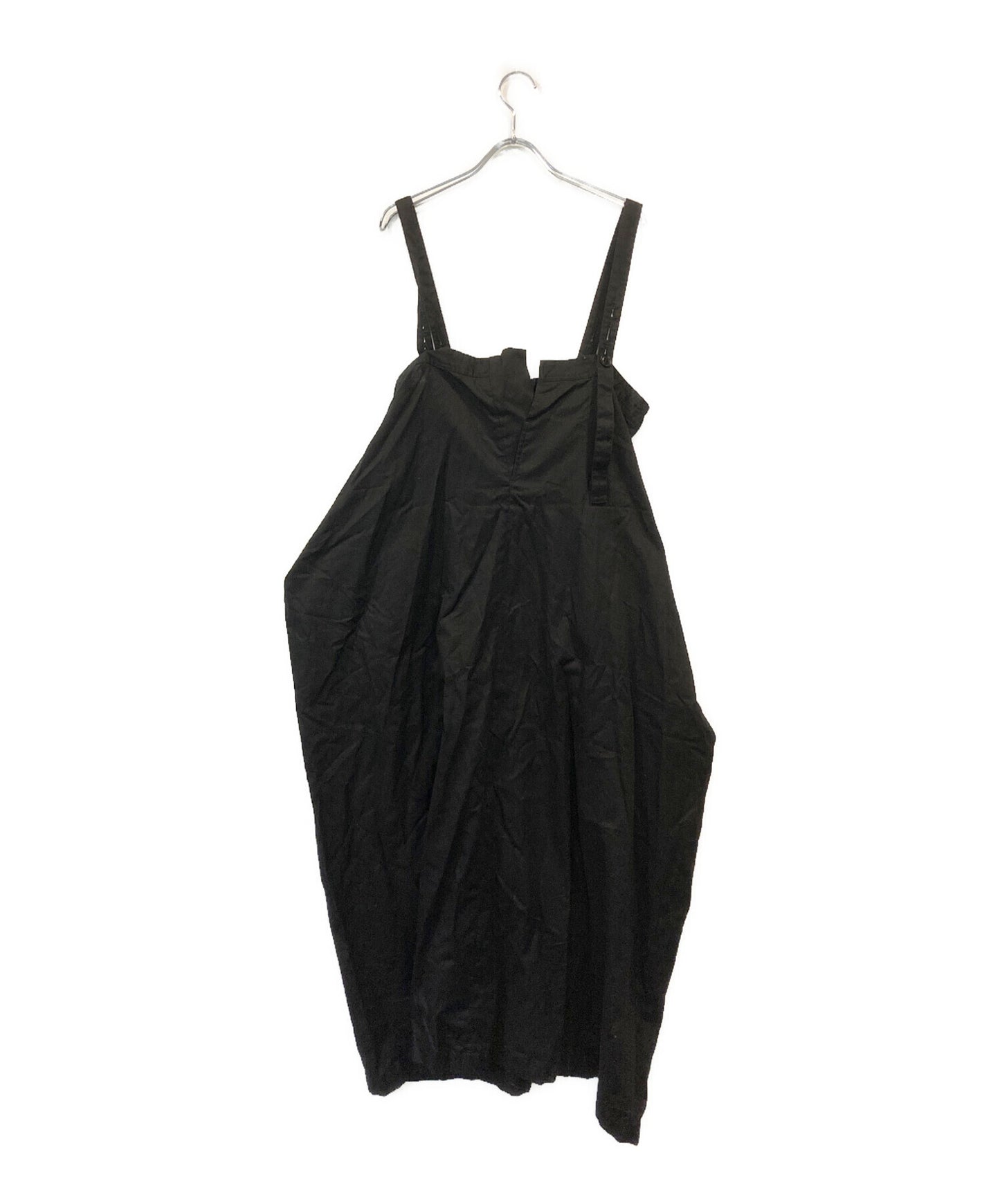 [Pre-owned] Y's THIN COTTON TWILL ASYMMETERIC SHOULDER STRAP DRESS YT-D82-003
