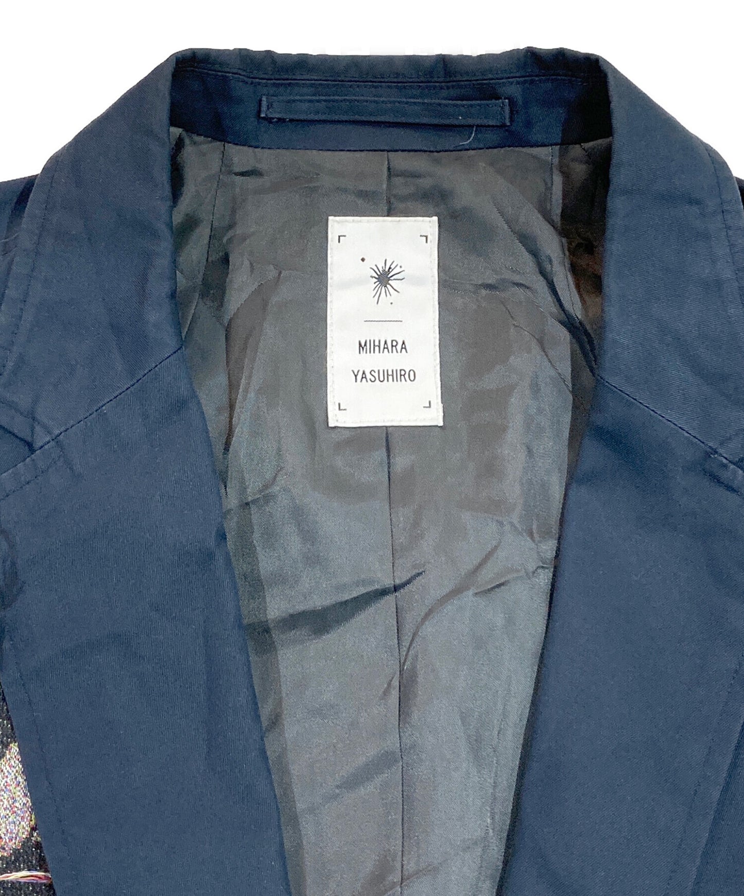 [Pre-owned] MIHARA YASUHIRO Jaquard ragran coat 71451302