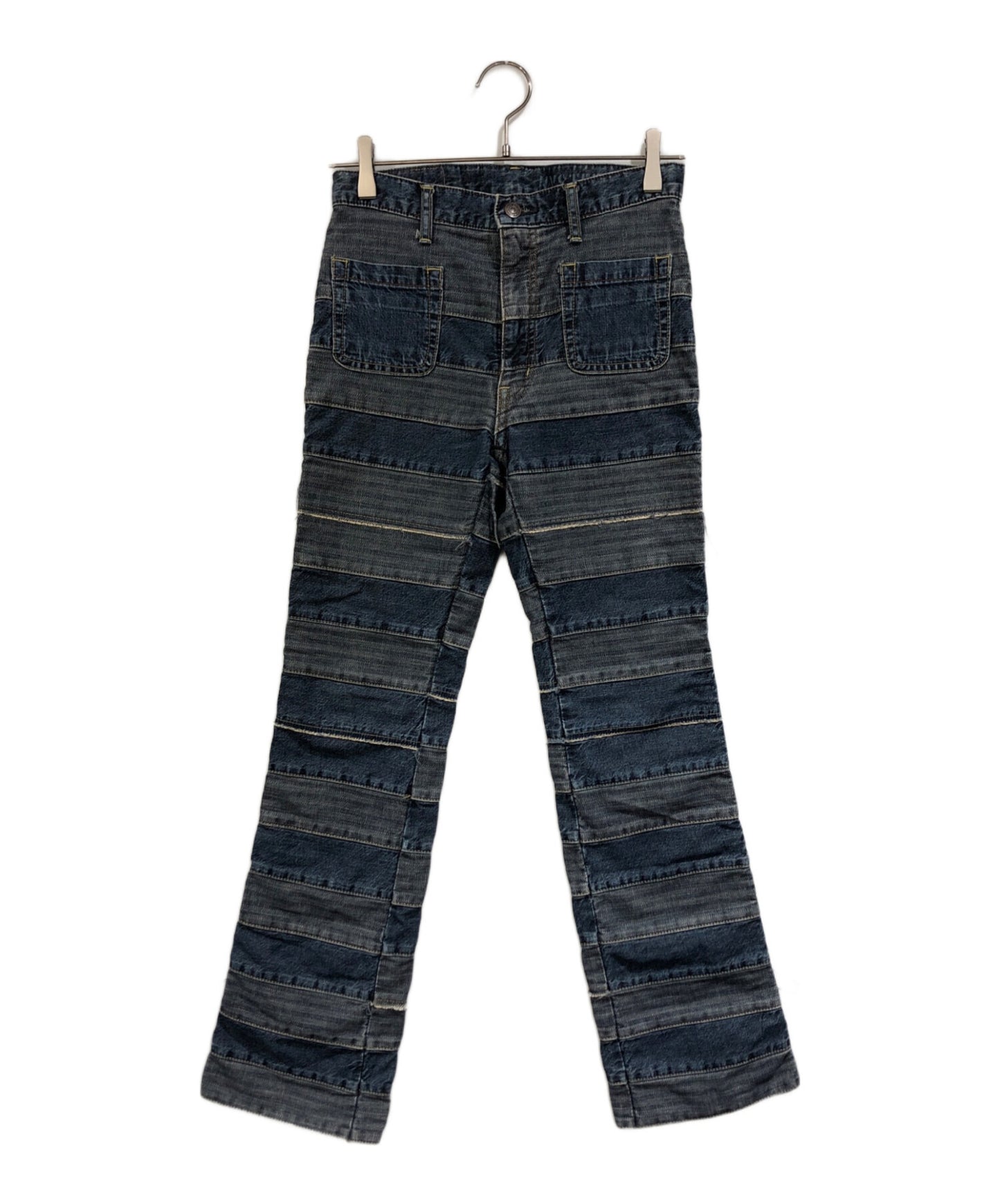 [Pre-owned] Hysteric Glamour Scratch Flare Denim Pants 01193AP02
