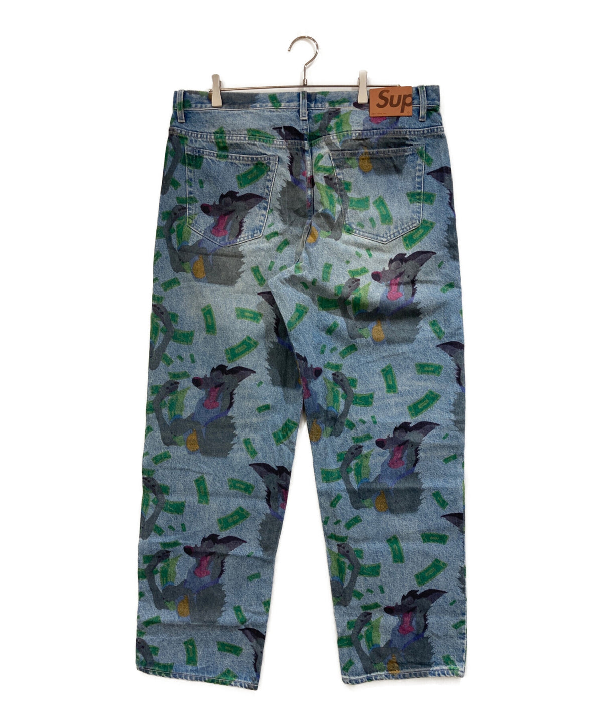 [Pre-owned] SUPREME All Dogs Go To Heaven Loose-Fit Jeans