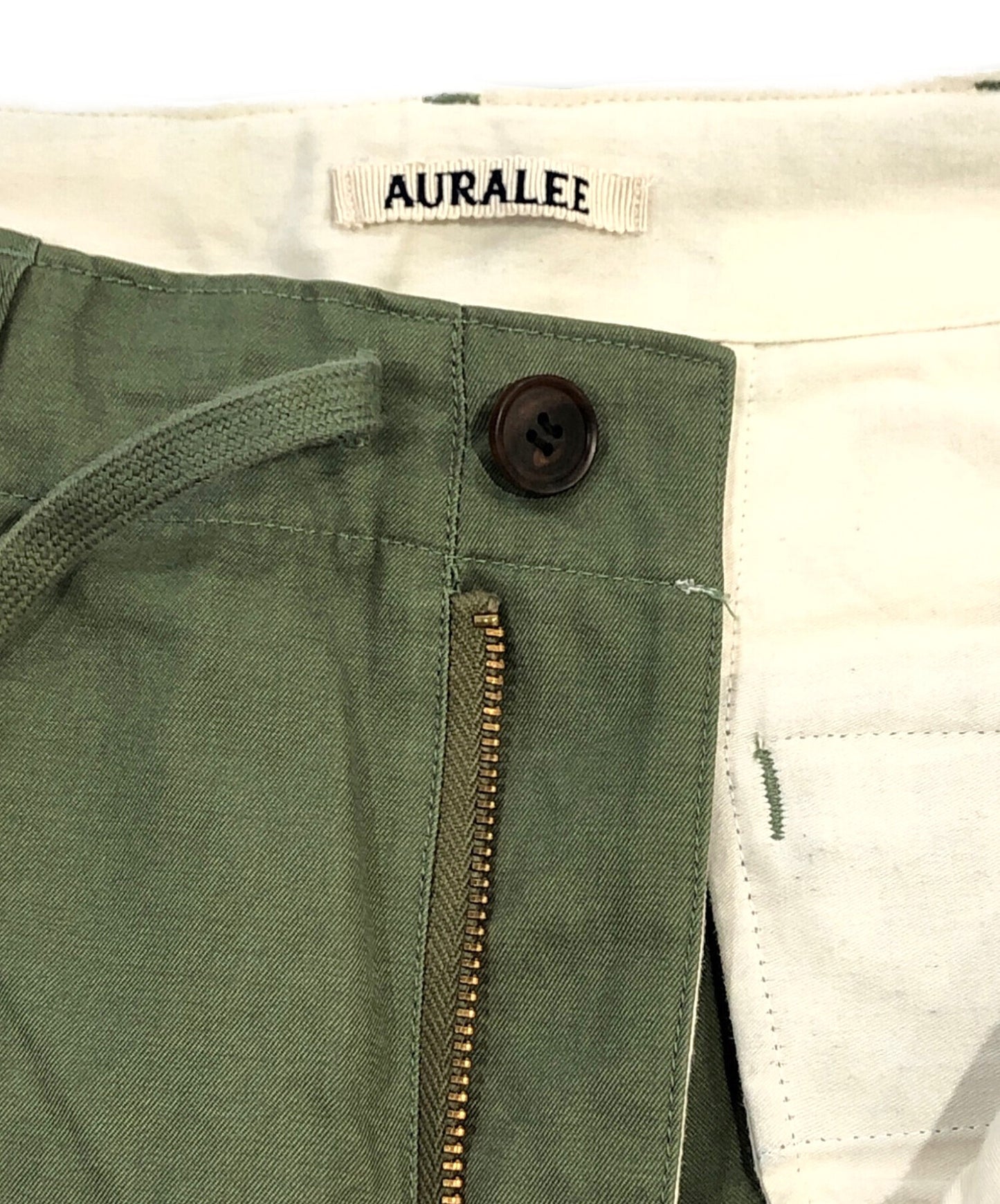[Pre-owned] AURALEE WASHED FINX TWILL FIELD PANTS A6AP03TN
