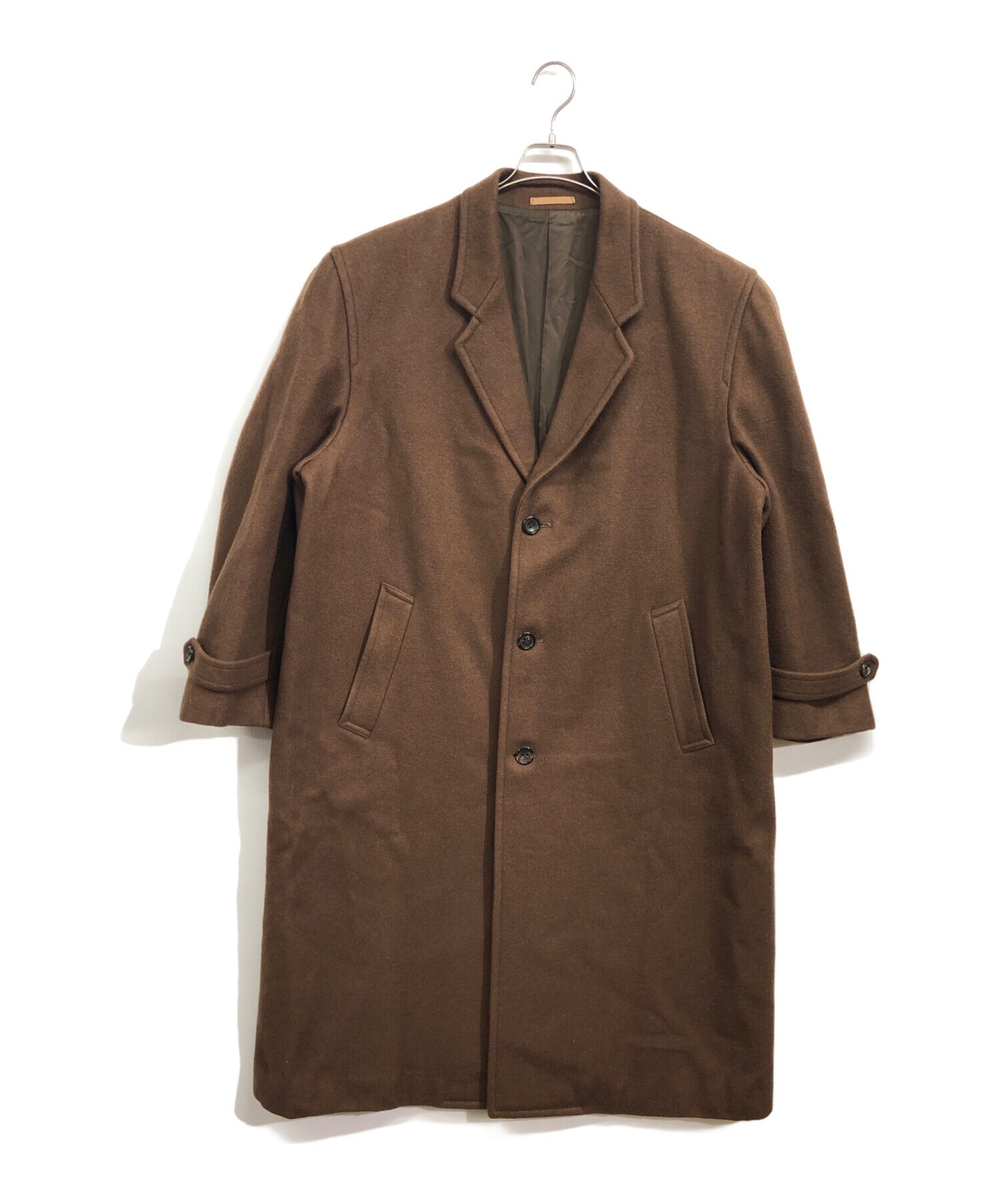 [Pre-owned] COMME des GARCONS HOMME woollen-mix coat HC-08007M