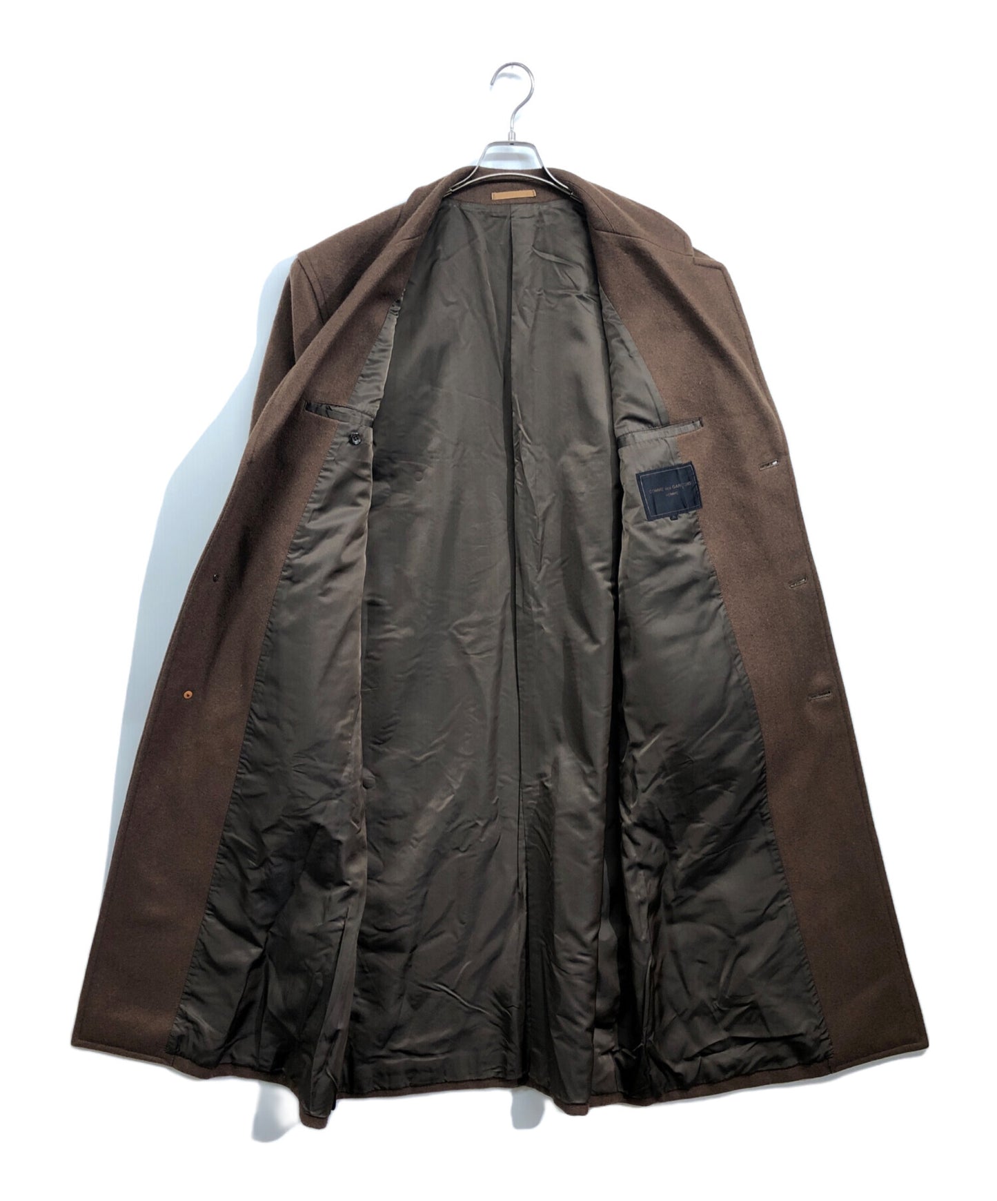 [Pre-owned] COMME des GARCONS HOMME woollen-mix coat HC-08007M