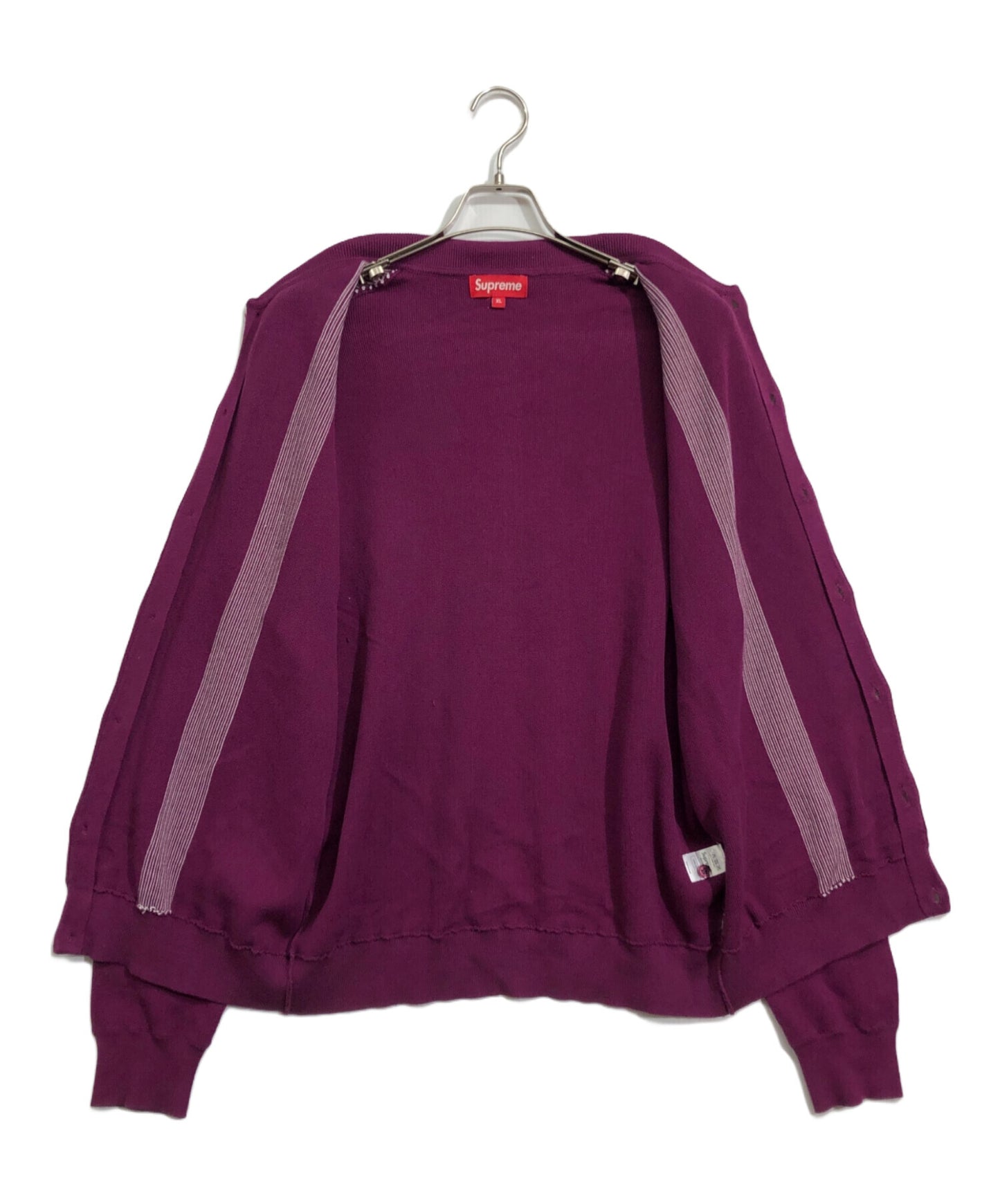 [Pre-owned] SUPREME Striped Polo Sweater