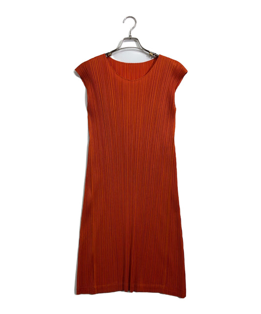 [Pre-owned] PLEATS PLEASE Sleeveless Pleated Dress PP63-JH184