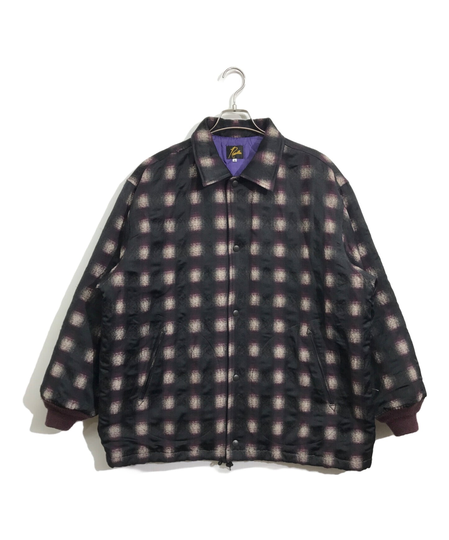 [Pre-owned] Needles Coach Jacke Ombre Plaid Jq NS123