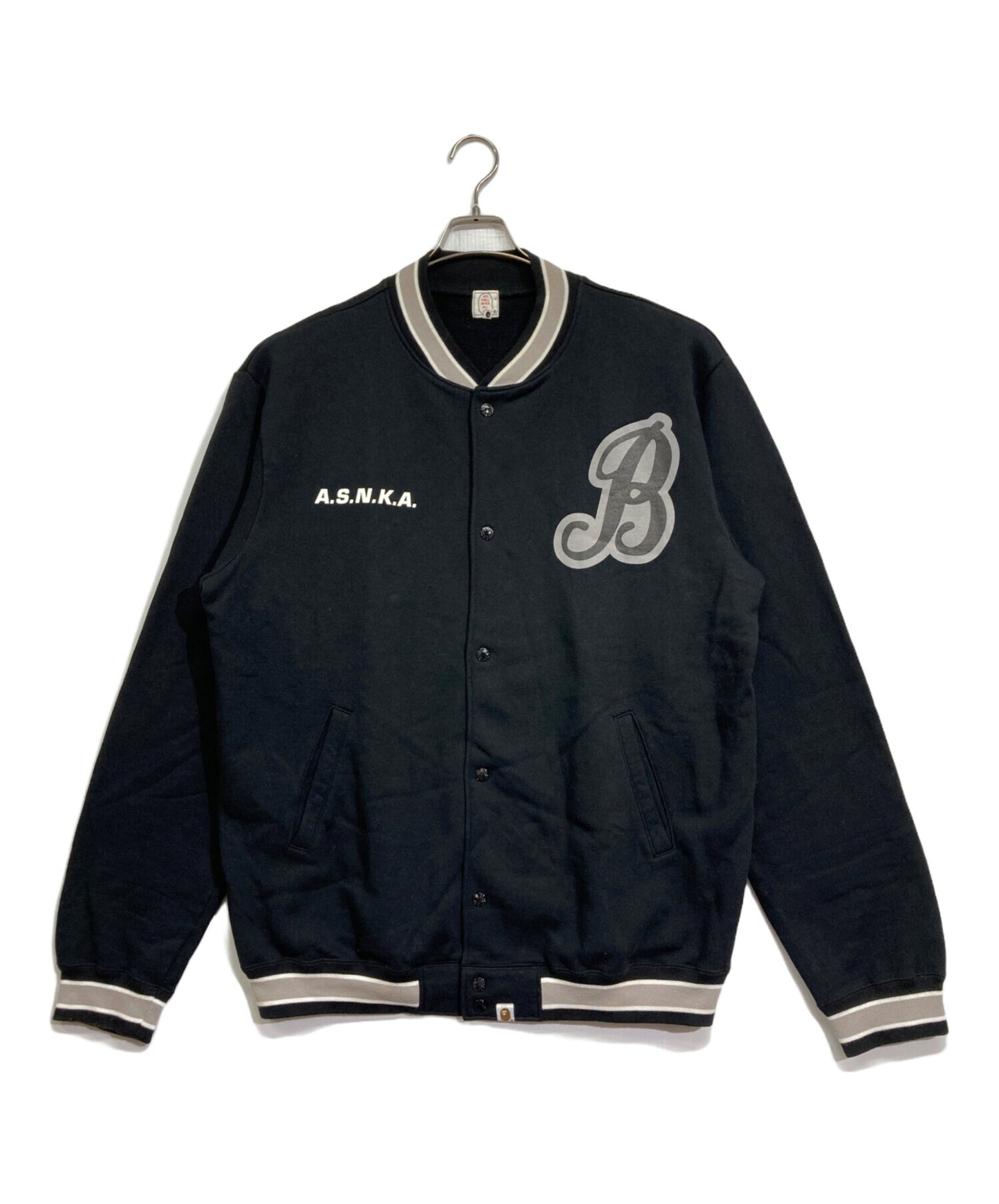 [Pre-owned] A BATHING APE Printed Varsity Jacket