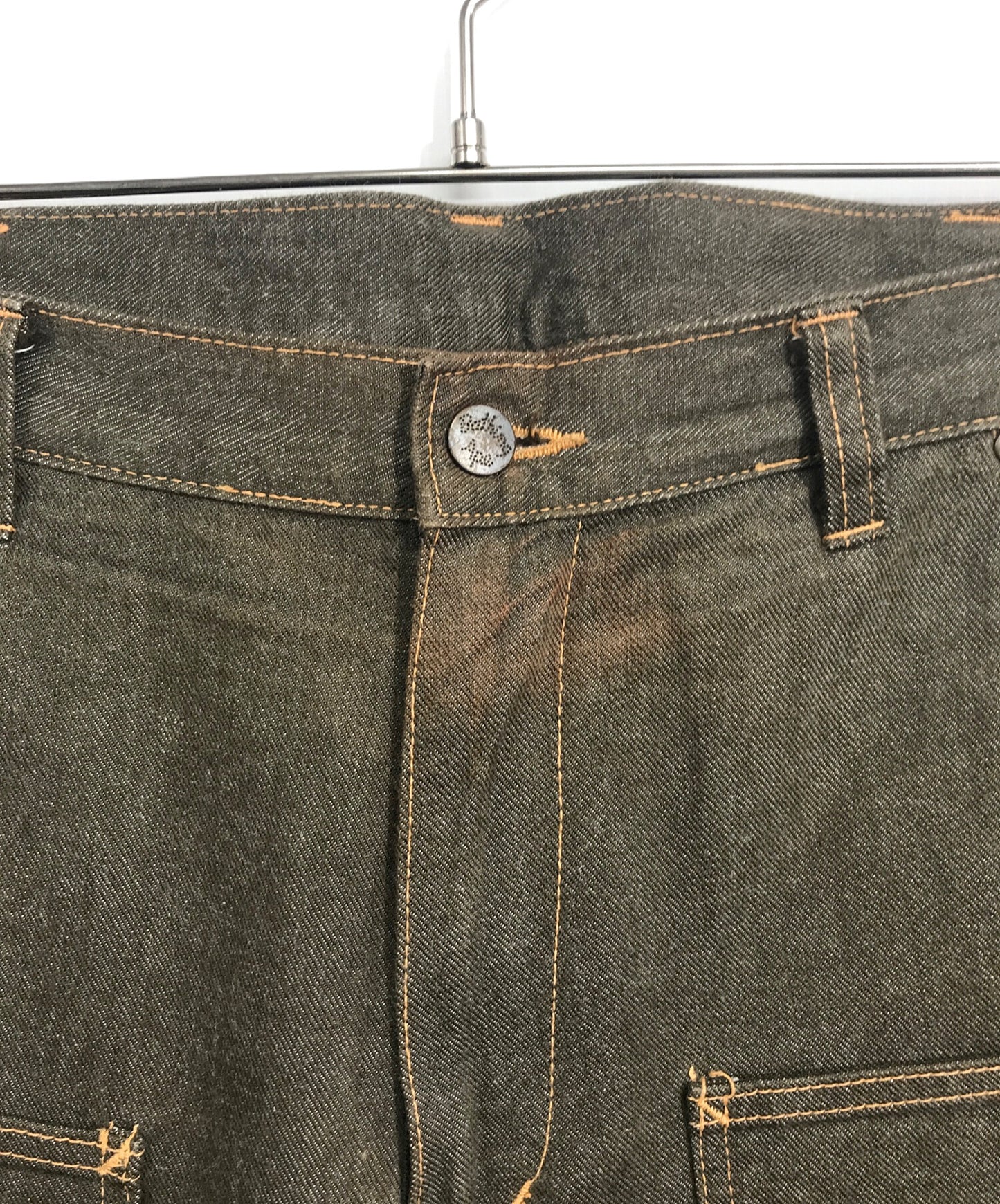 [Pre-owned] A BATHING APE double-knee painted pants