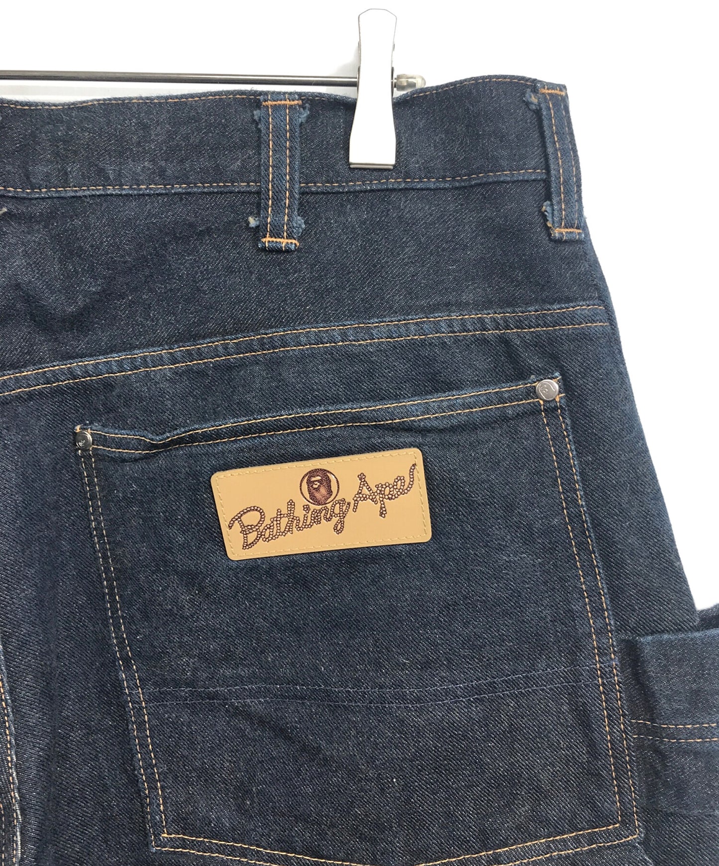 [Pre-owned] A BATHING APE Double Knee Denim Pants
