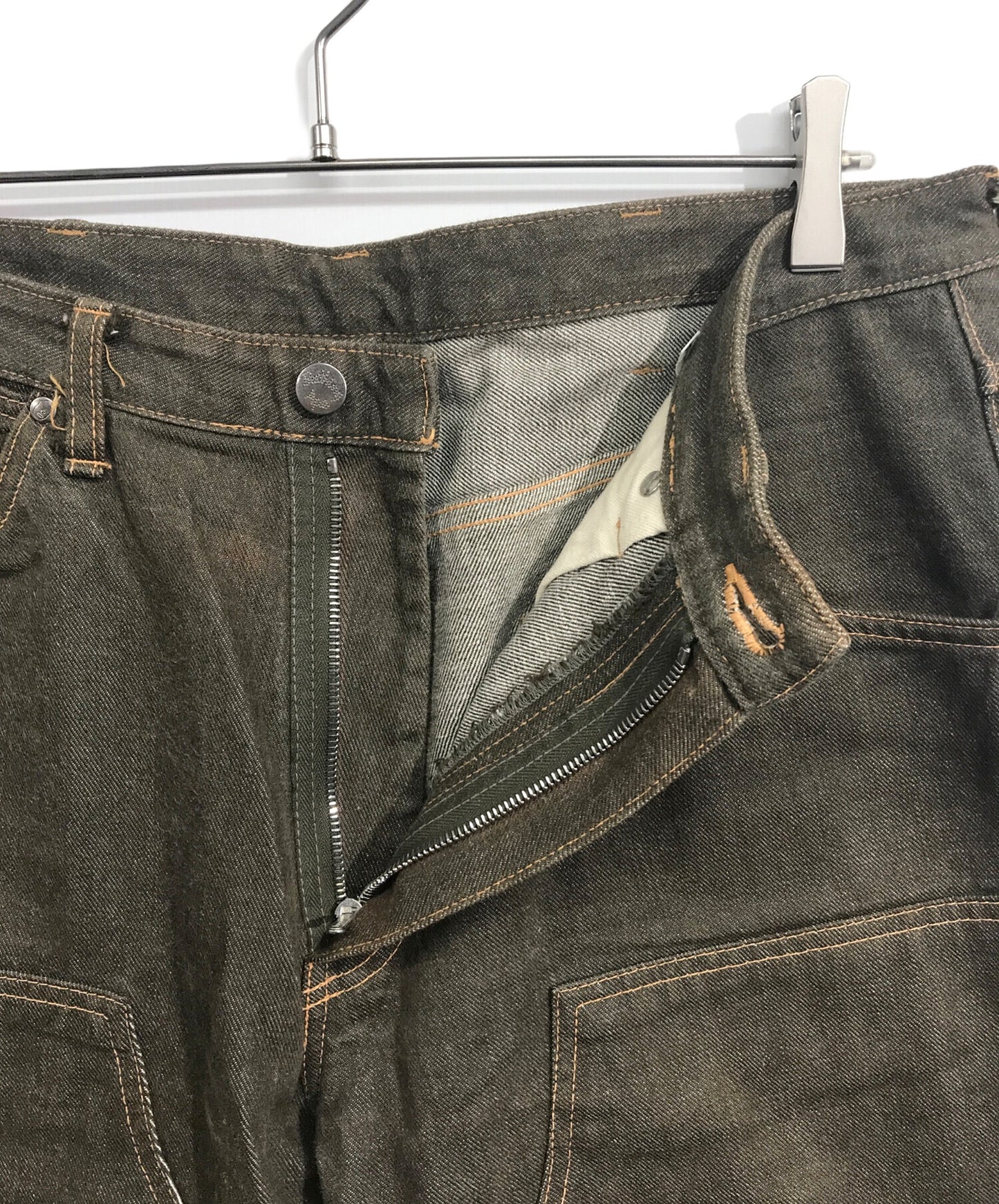 [Pre-owned] A BATHING APE double-knee painted pants