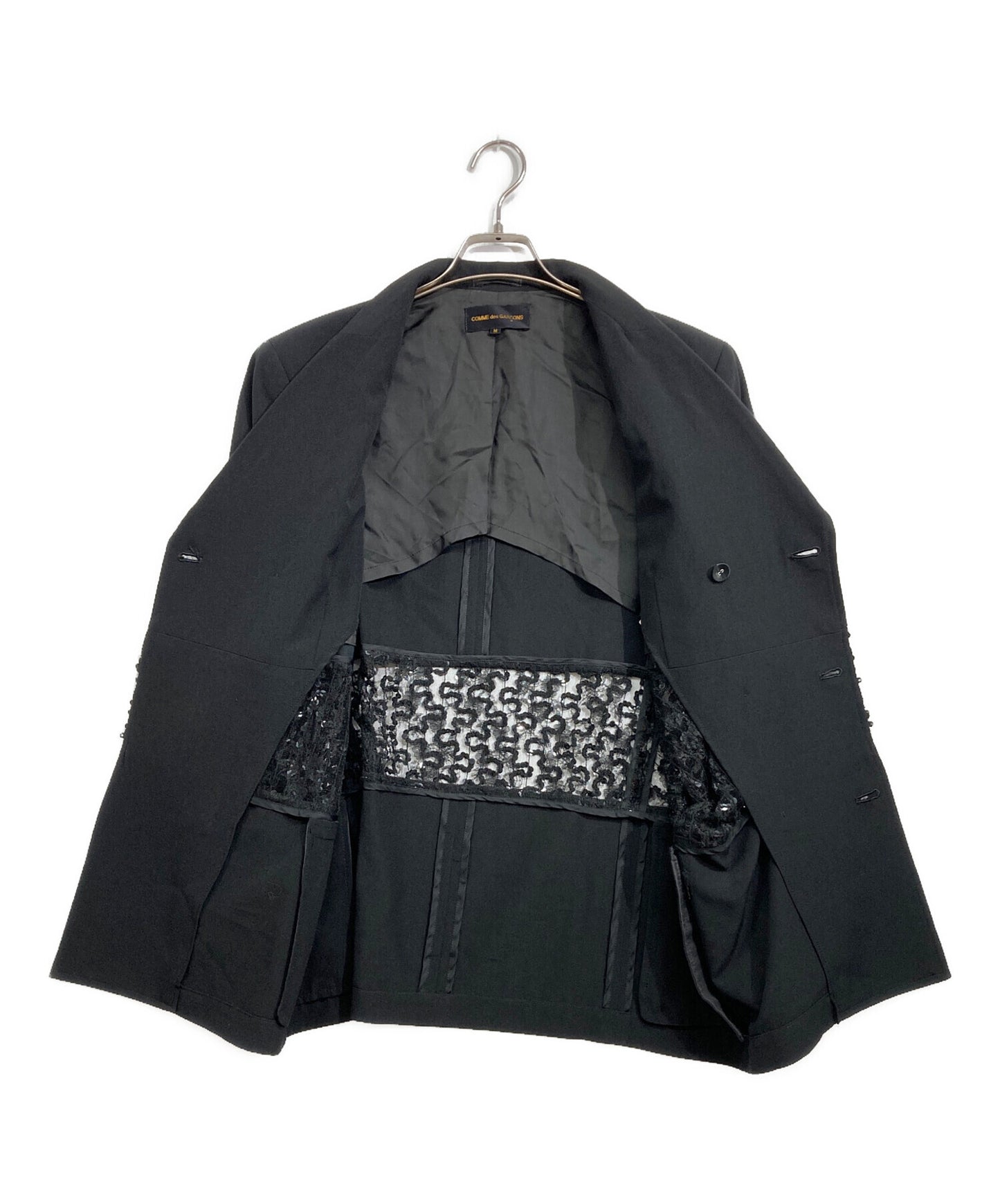 [Pre-owned] COMME des GARCONS Double jacket with sequin embellishment GJ-11034M