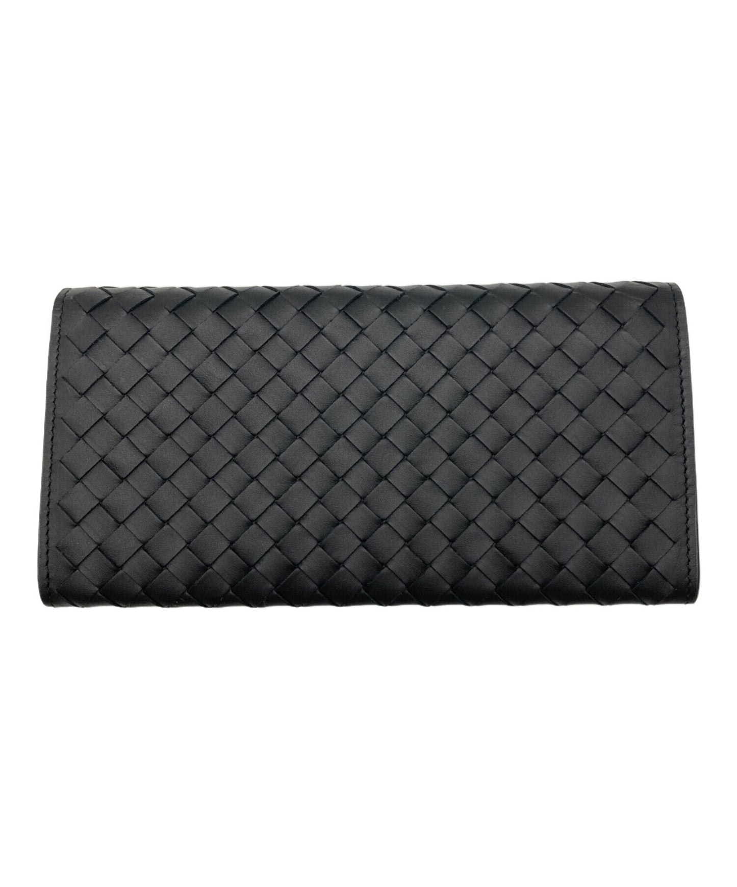 [Pre-owned] BOTTEGA VENETA Intrecciato Foldover Long Wallet