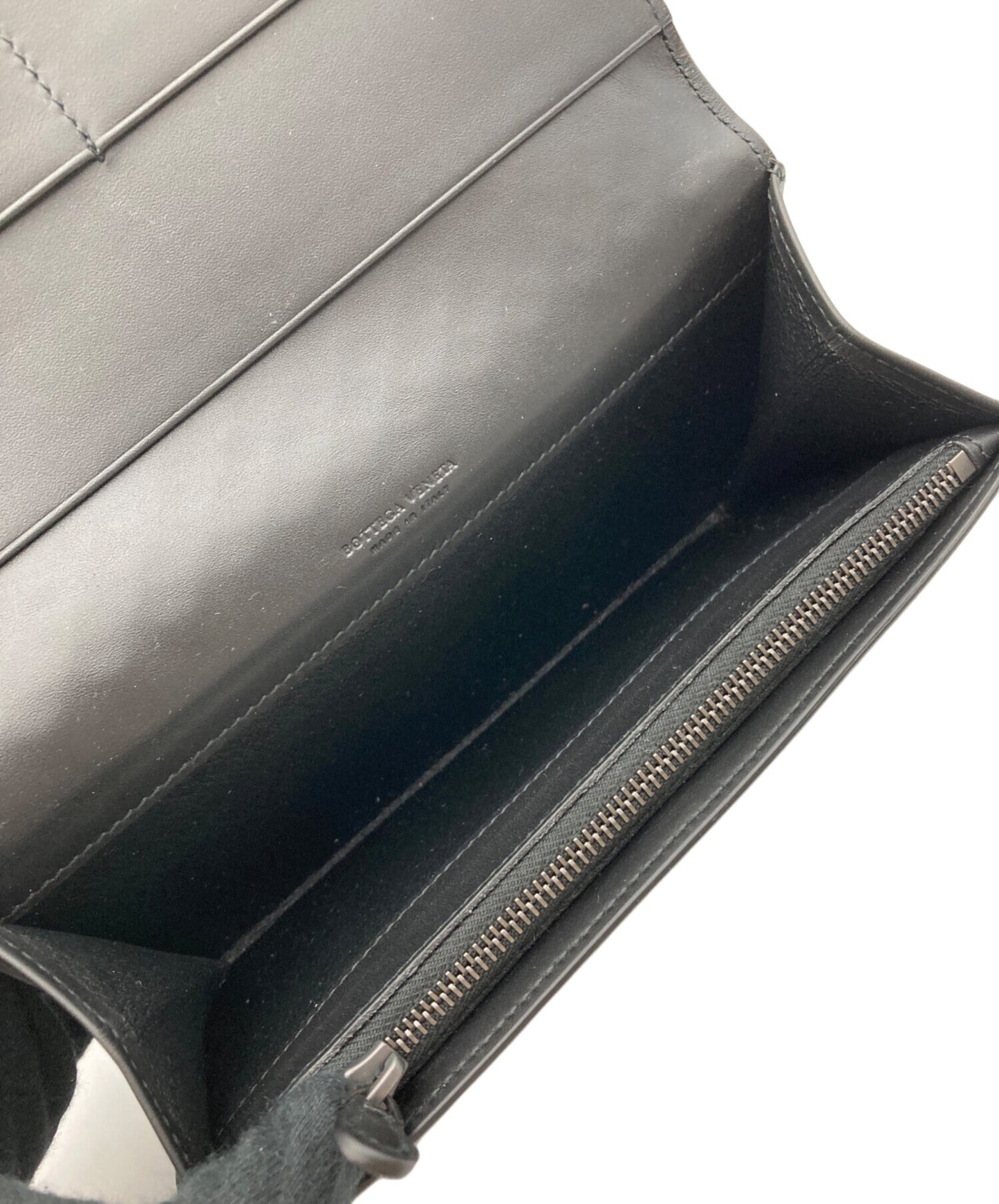 [Pre-owned] BOTTEGA VENETA Intrecciato Foldover Long Wallet