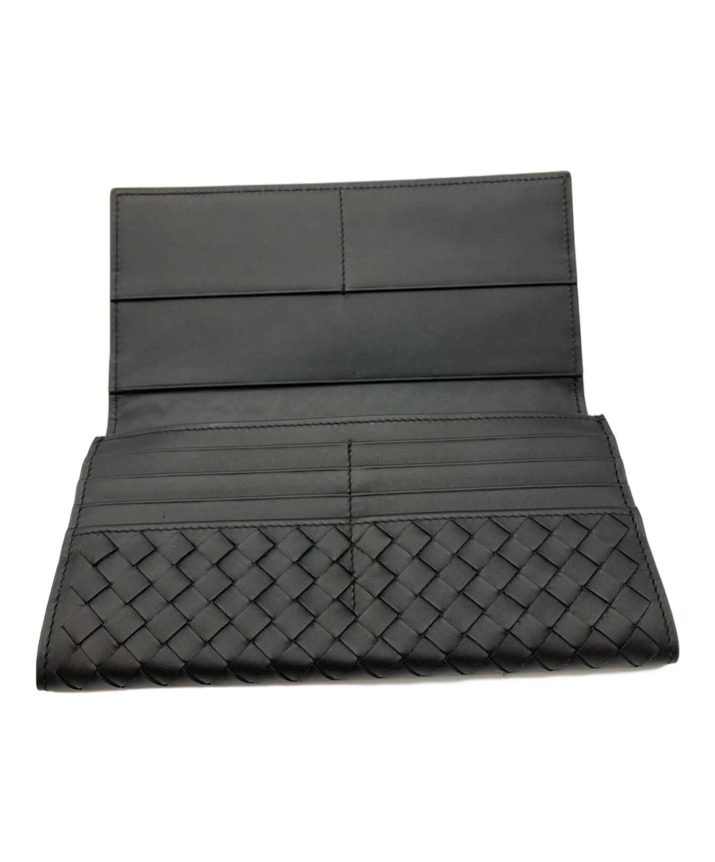 [Pre-owned] BOTTEGA VENETA Intrecciato Foldover Long Wallet