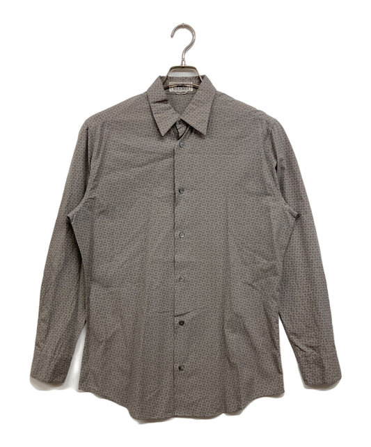 [Pre-owned] HERMES H Pattern Serie Button Shirt