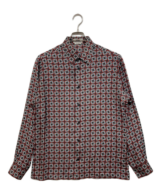 [Pre-owned] HERMES Silk serie shirt with all-over pattern