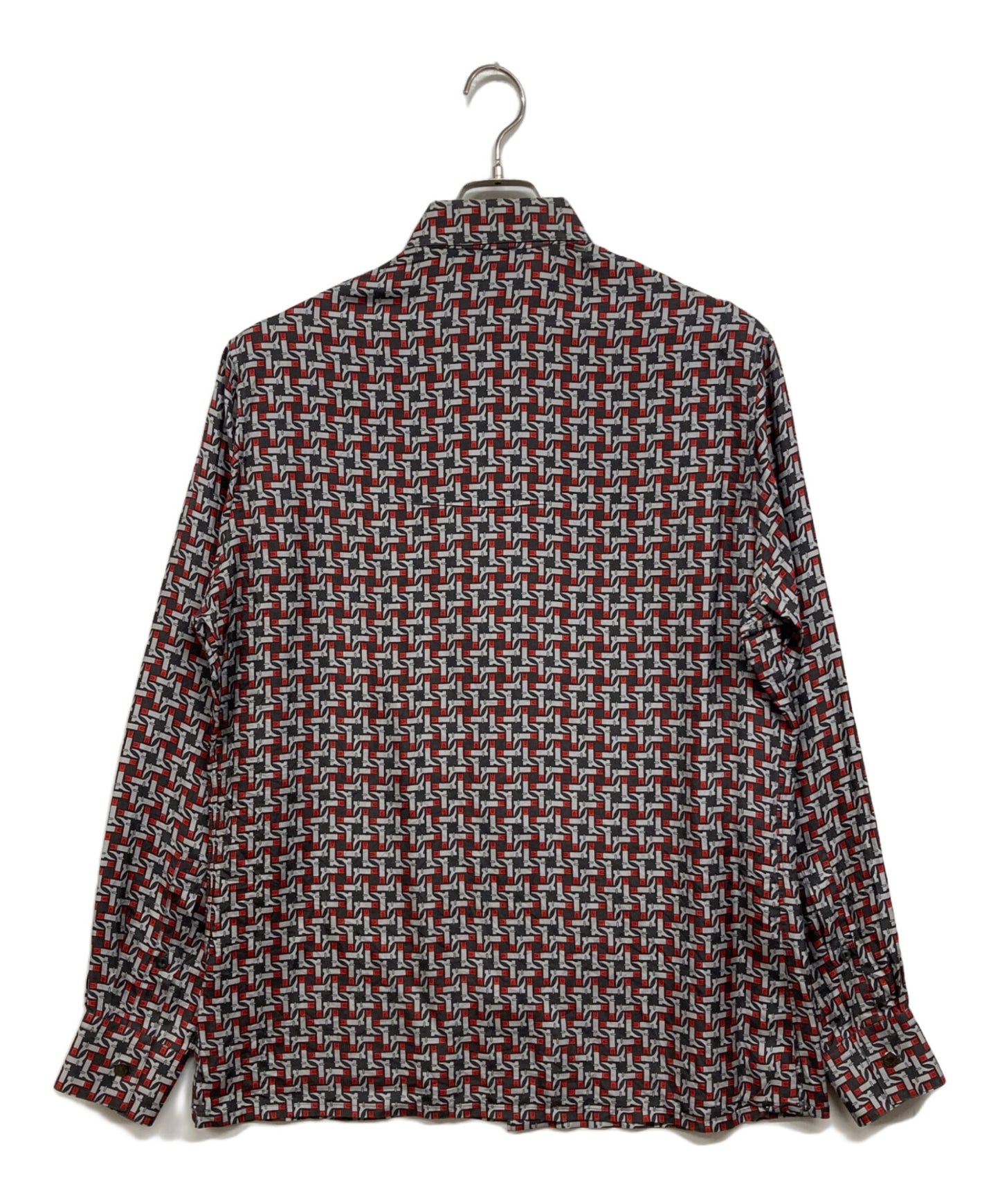 [Pre-owned] HERMES Silk serie shirt with all-over pattern