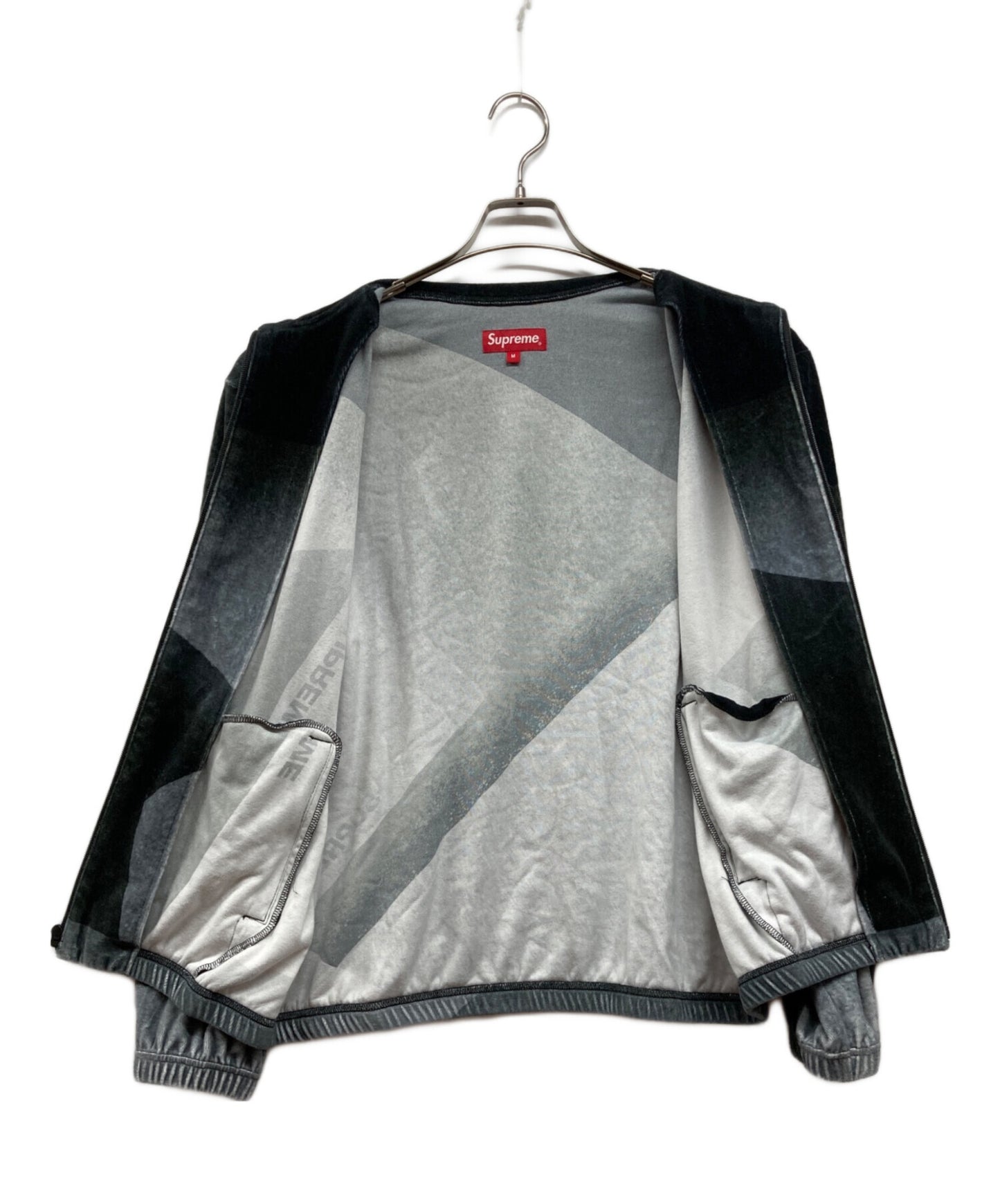 [Pre-owned] SUPREME Geo Velour Track Jacket