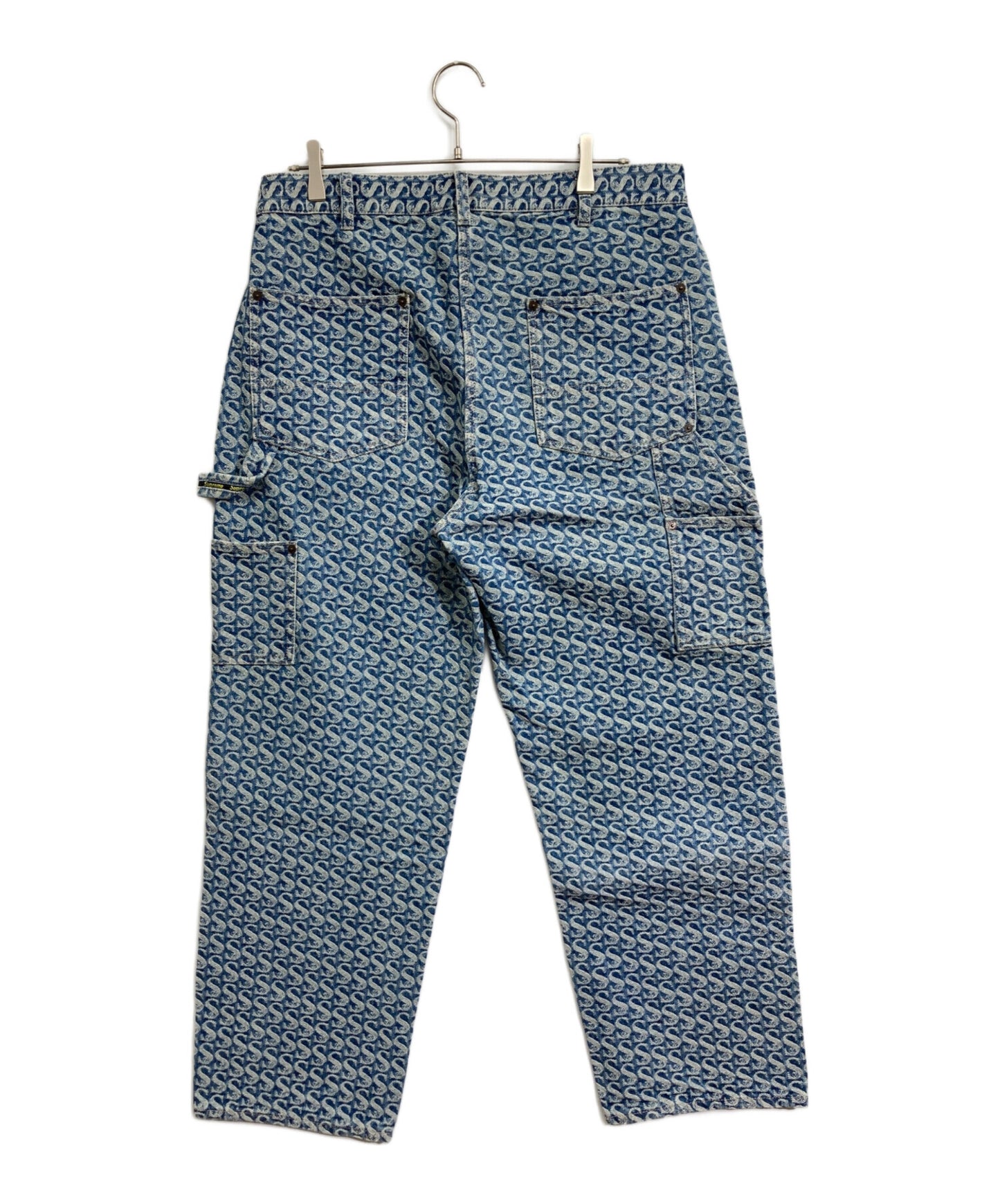 [Pre-owned] SUPREME 21AW Monogram Double Knee Denim Painter Pant