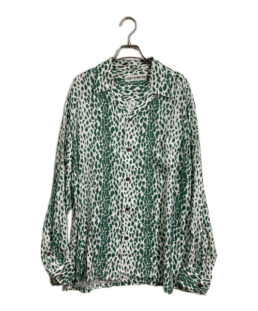 [Pre-owned] WACKO MARIA Leopard print open collar shirt