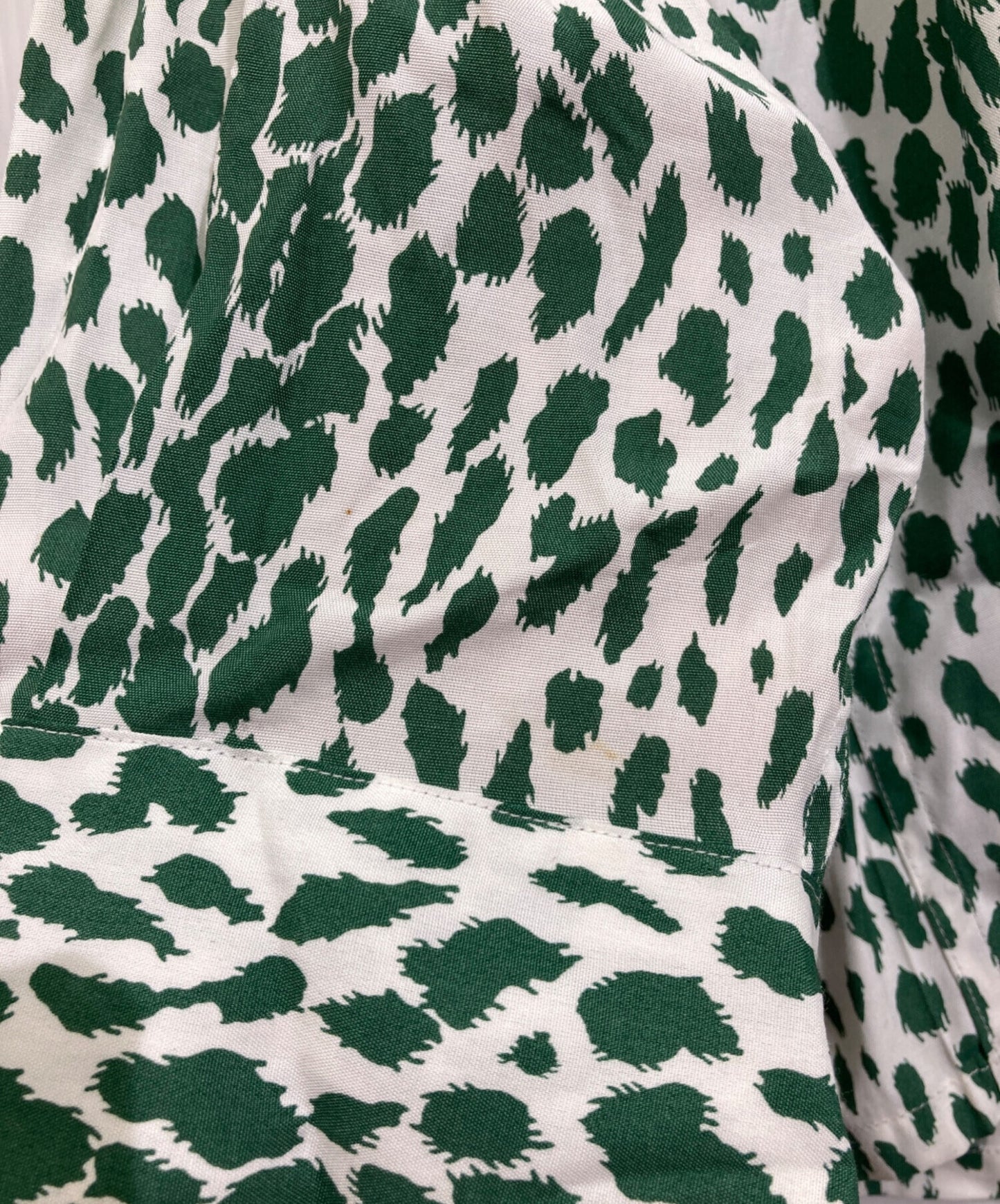 [Pre-owned] WACKO MARIA Leopard print open collar shirt