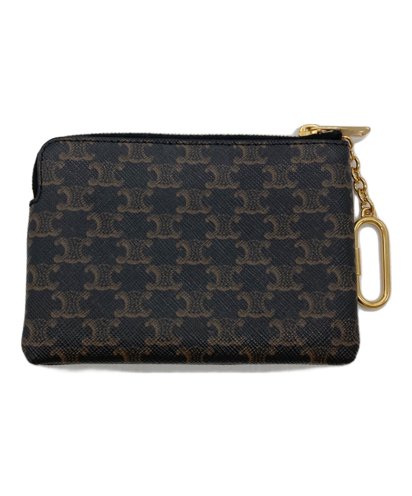 [Pre-owned] CELINE Coin & Card Case Trionf Canvas 10C662CA2.38NO