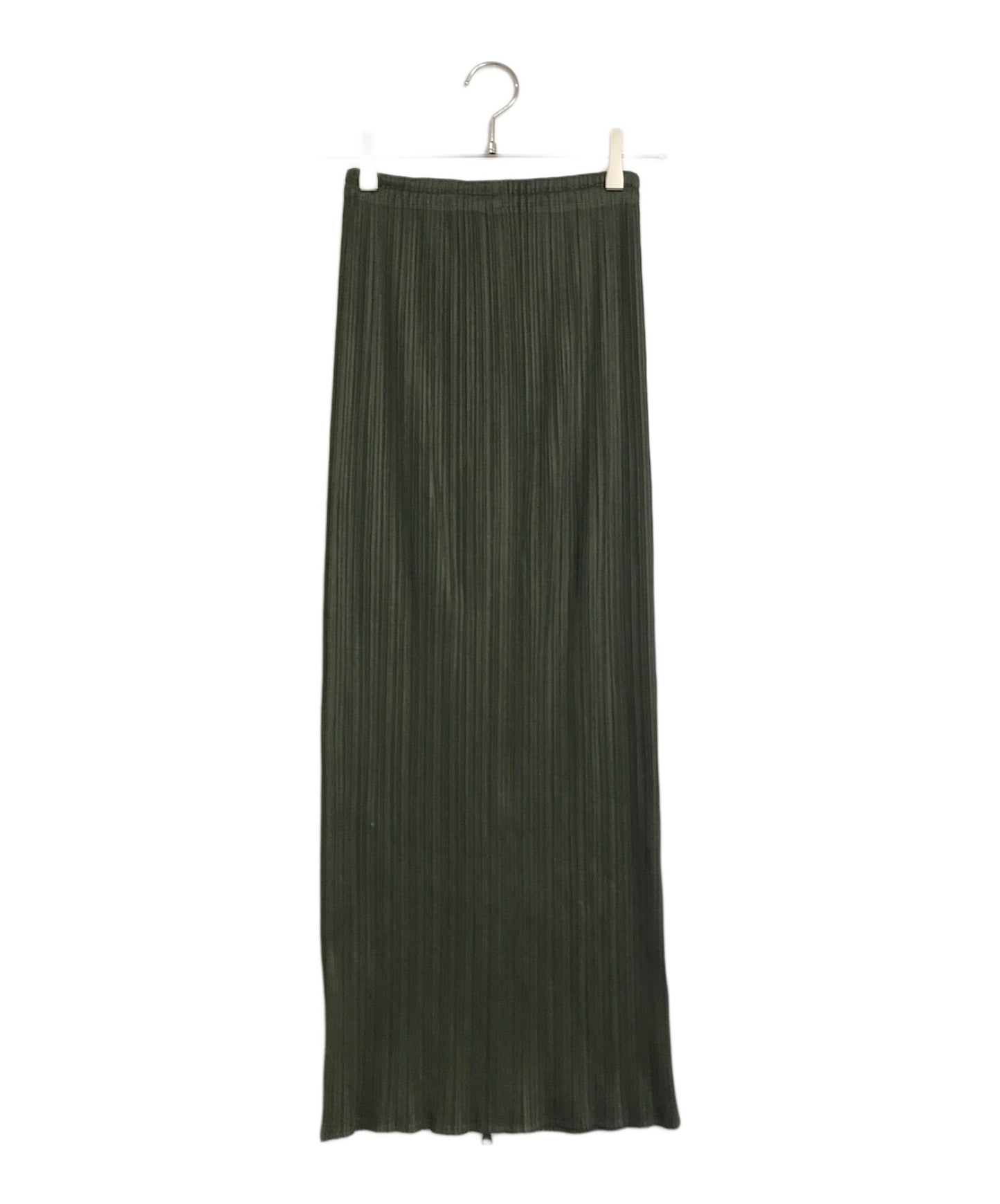 [Pre-owned] PLEATS PLEASE Front full zip pleated skirt pleats skirt long skirt pleats skirt PP76-JG370