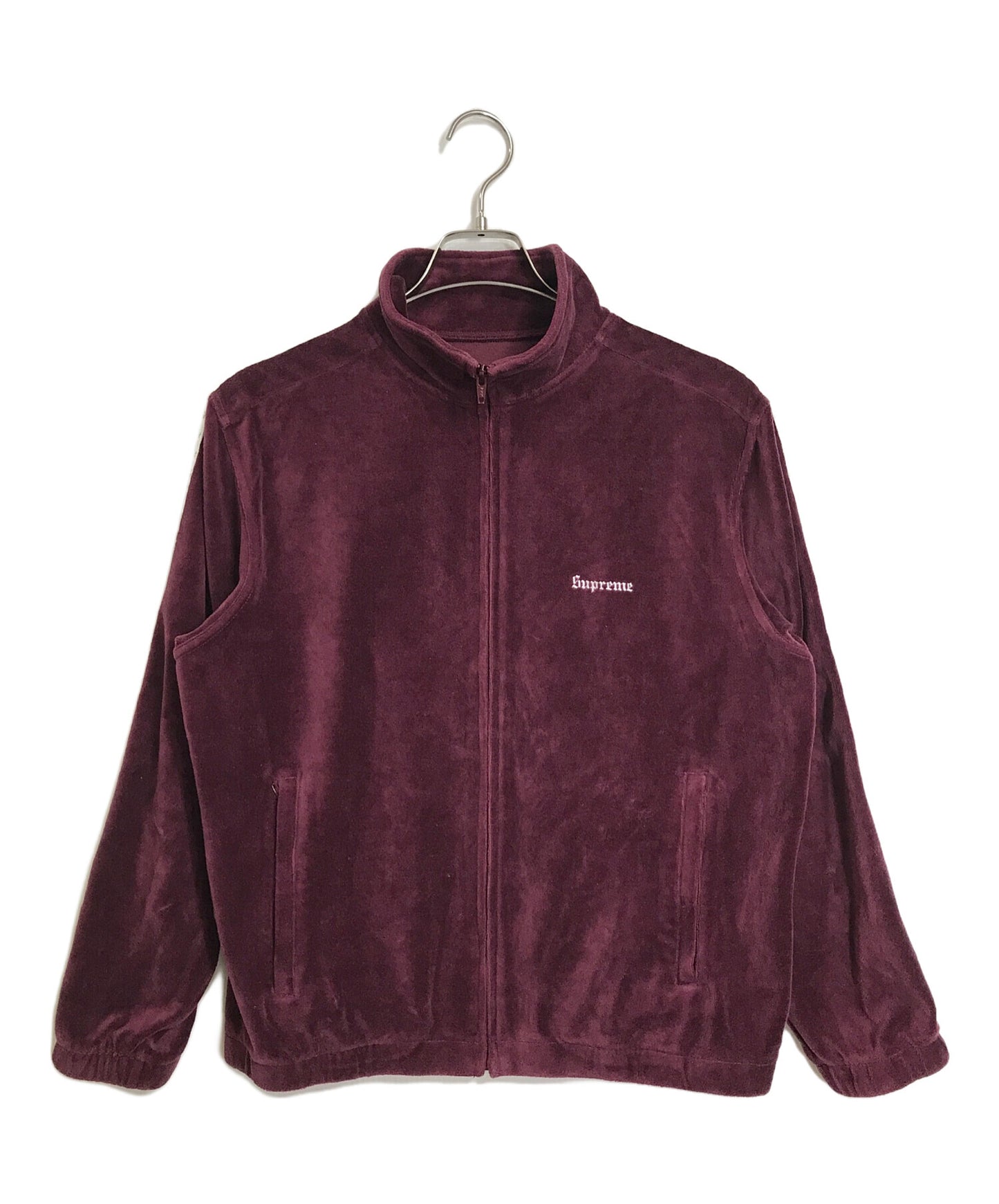 [Pre-owned] SUPREME studded velour track jacket velour track jacket jersey sideline studs 22FW