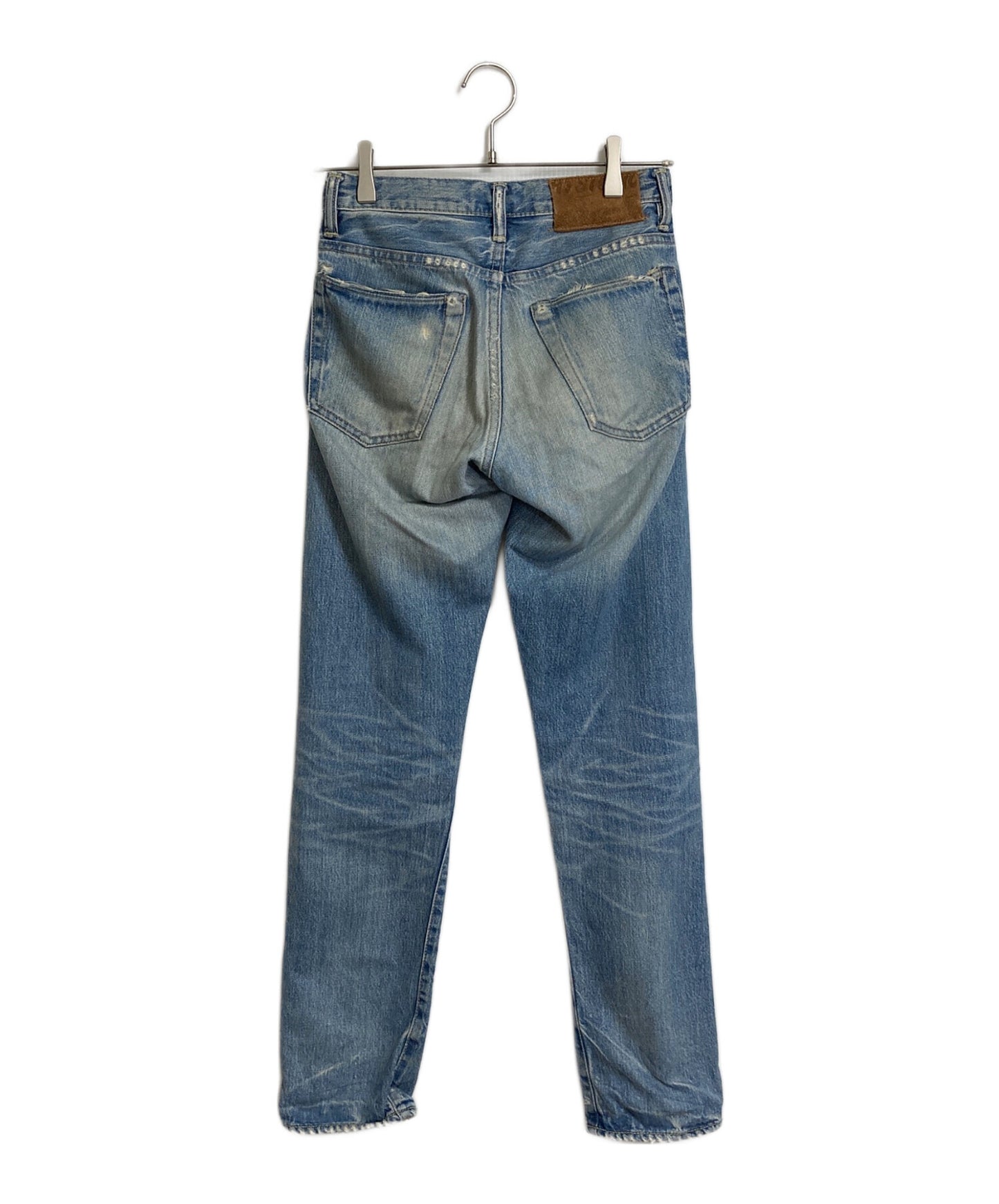 [Pre-owned] Hysteric Glamour Damaged studded denim pants 0193AP05