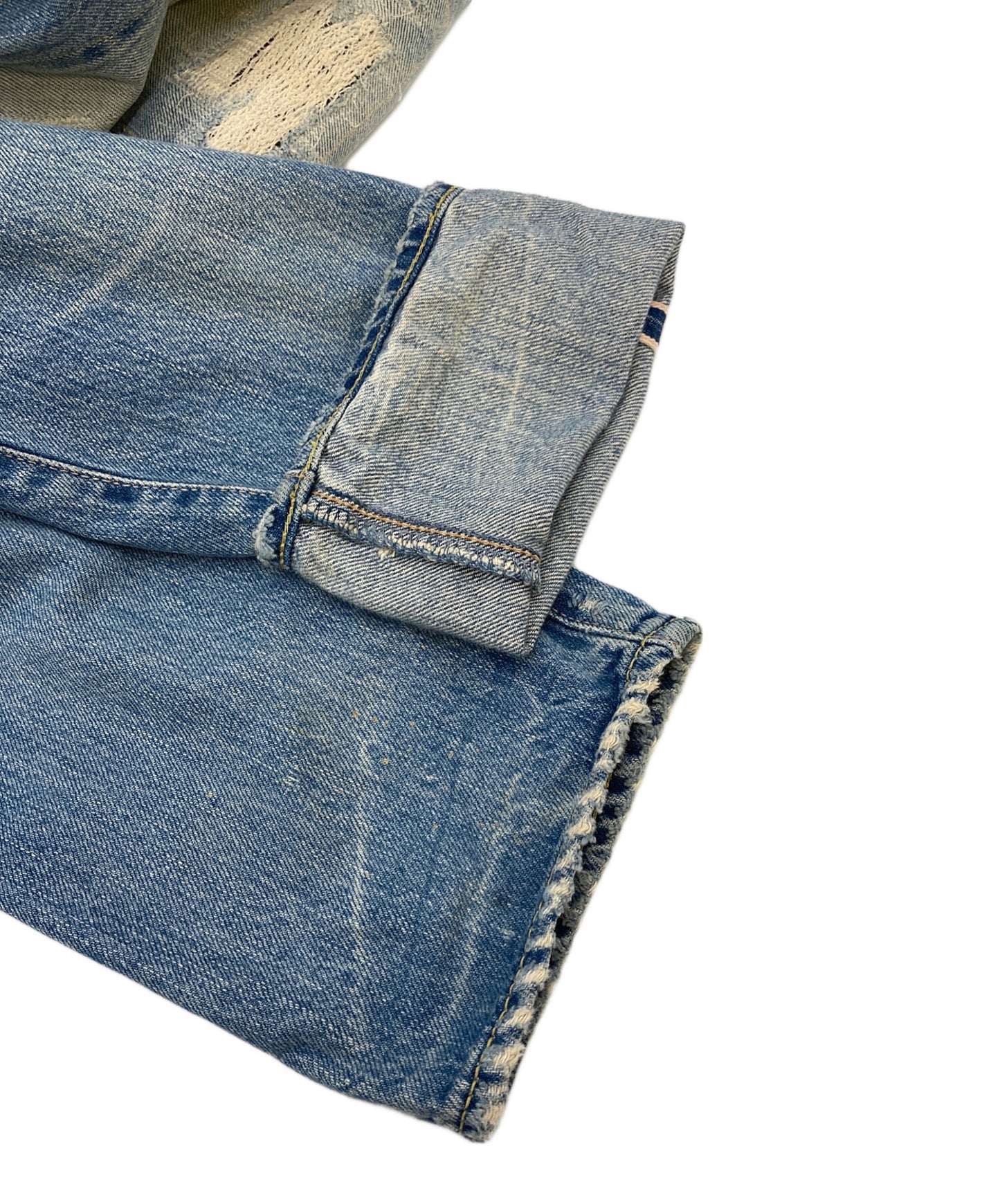 [Pre-owned] Hysteric Glamour Damaged studded denim pants 0193AP05