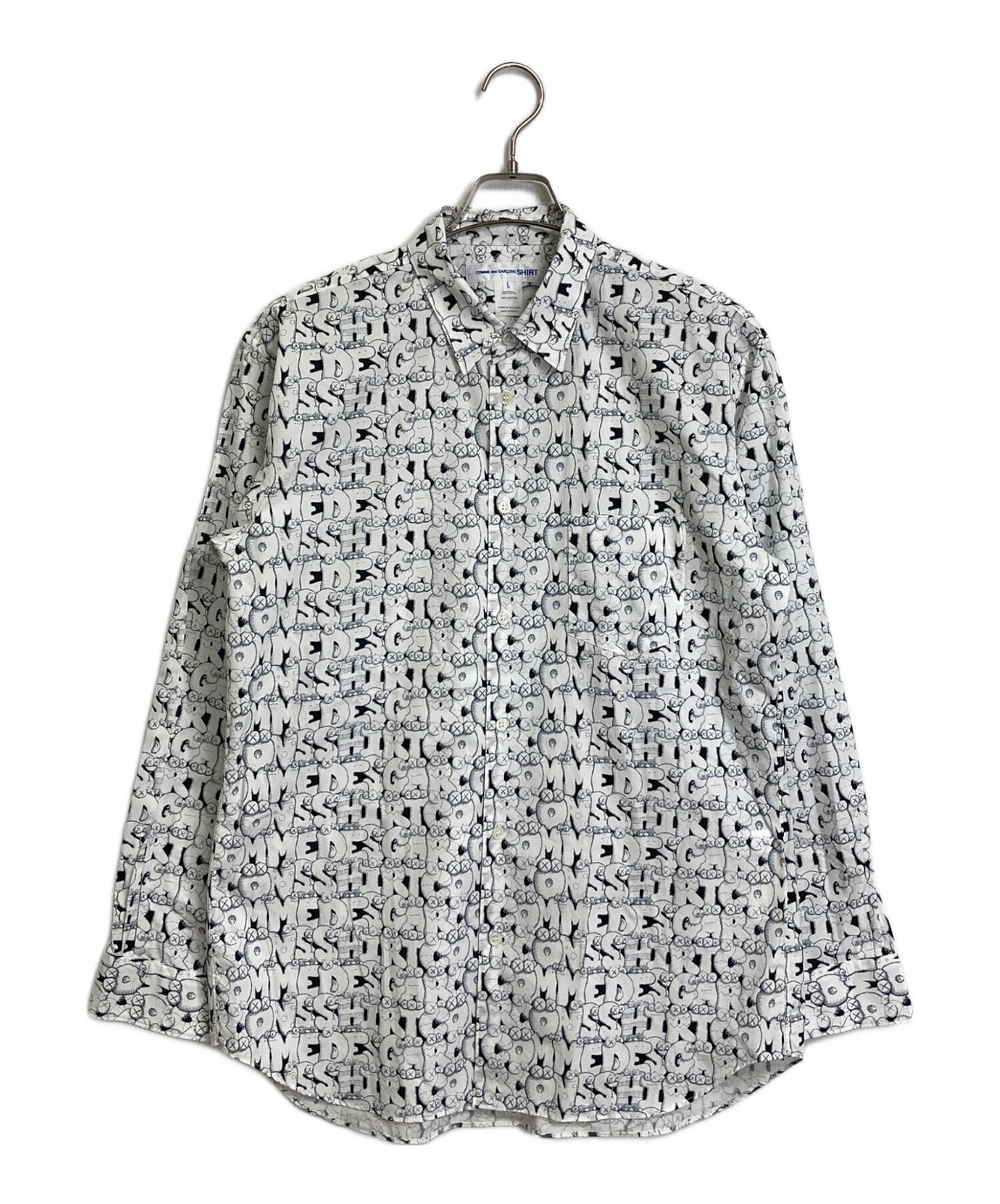 [Pre-owned] COMME des GARCONS SHIRT Collaboration all-over pattern shirt 21AW Garson x Cowes FH-B029