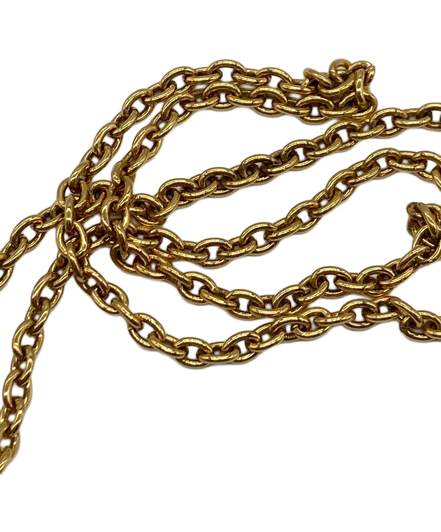 [Pre-owned] CHANEL Matelassé Vintage Coco Mark Necklace