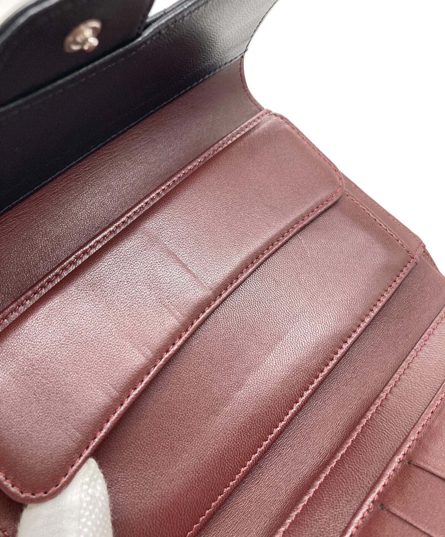 [Pre-owned] CHANEL Matelassé long wallet