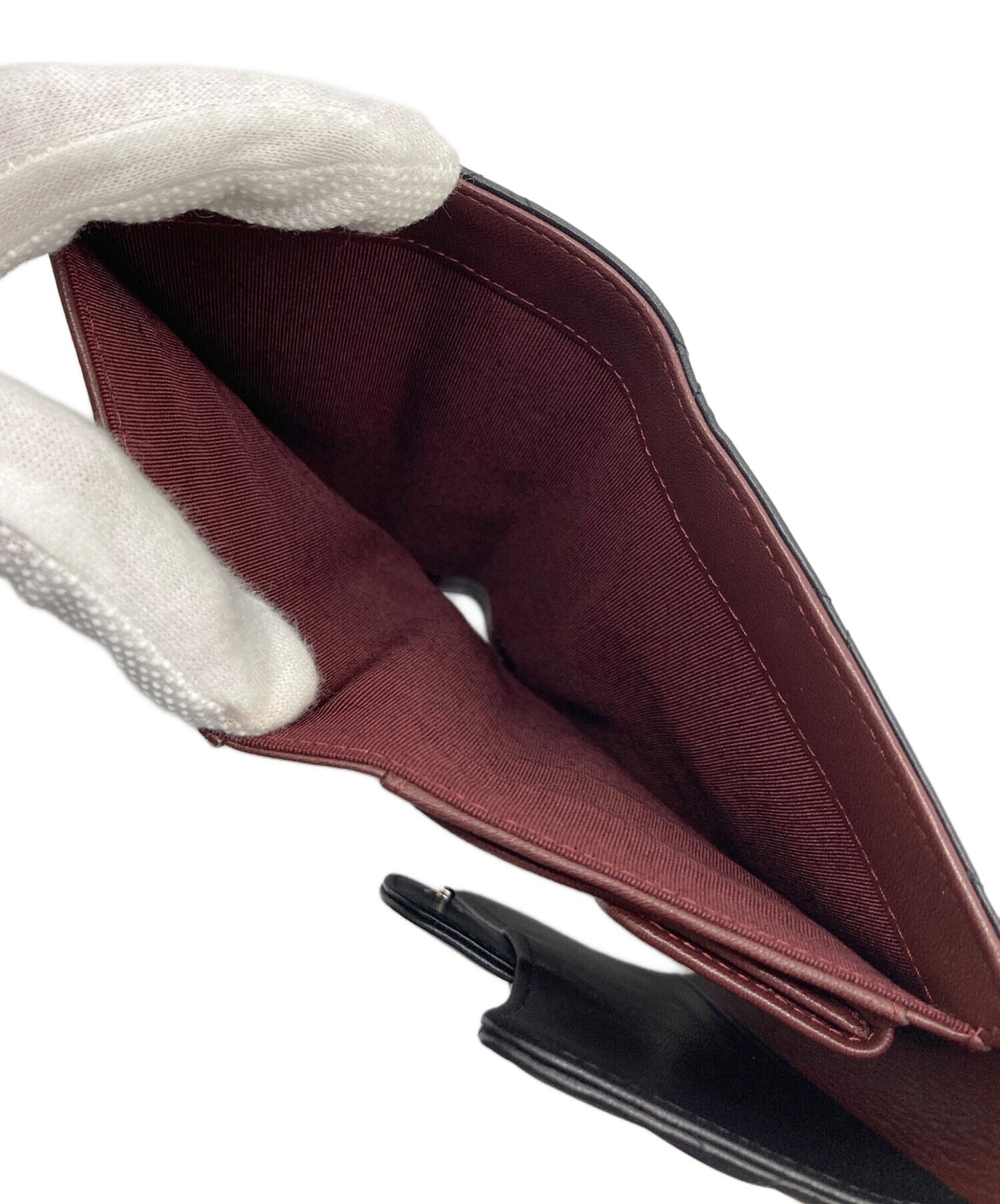 [Pre-owned] CHANEL Matelassé long wallet