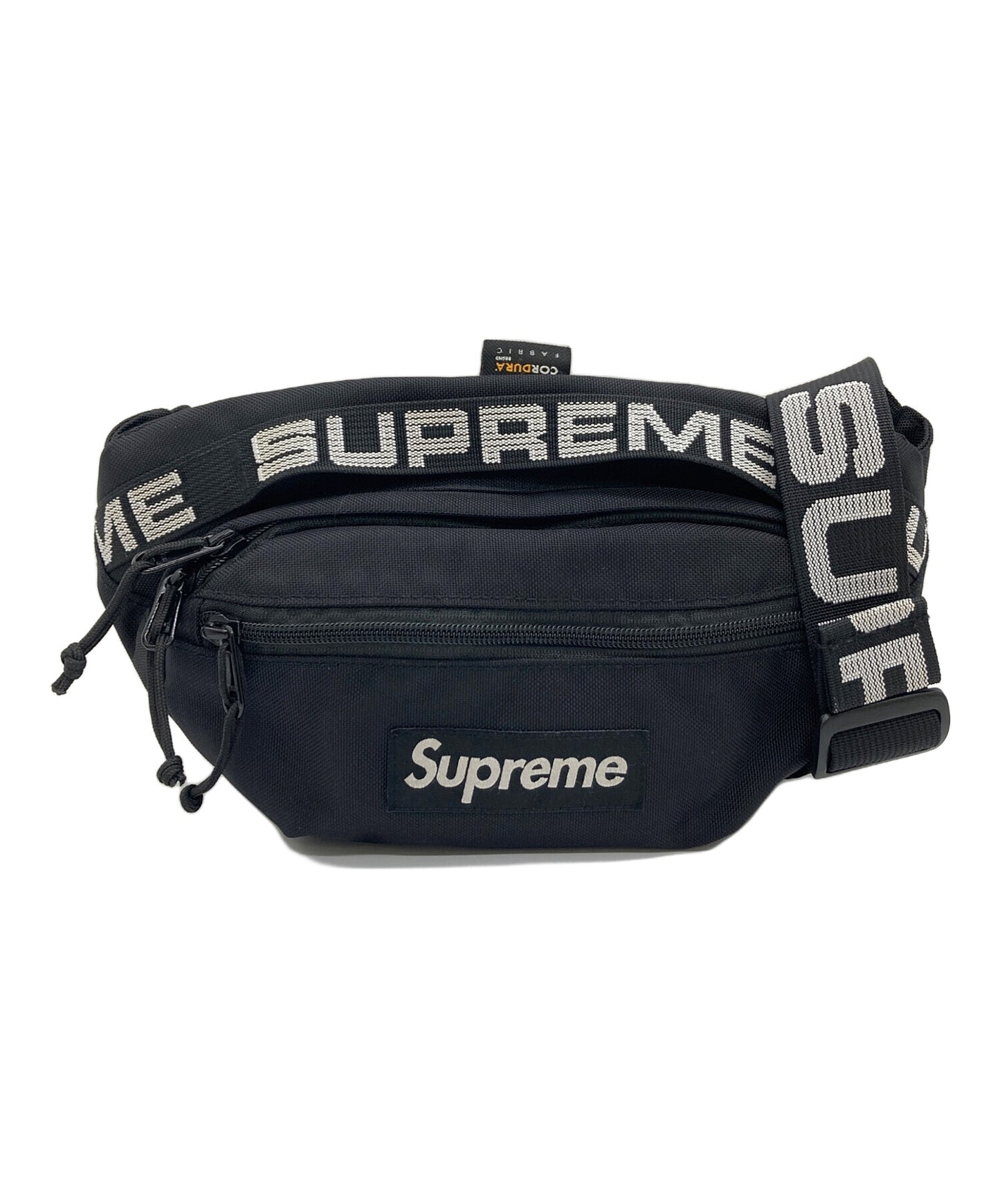 [Pre-owned] SUPREME 18SS Waist Bag tape logo waist bag shoulder bag