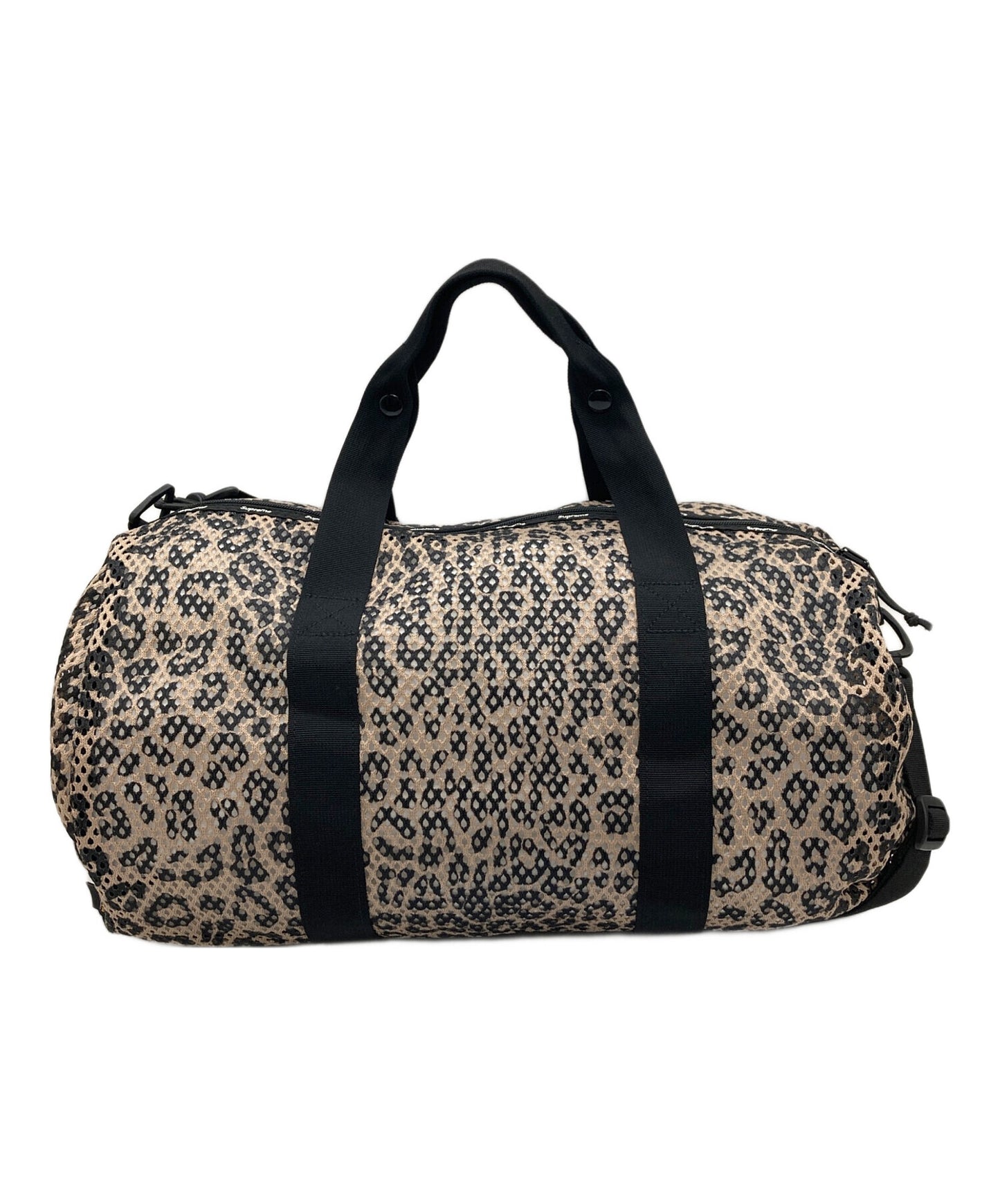 [Pre-owned] SUPREME Mesh Duffle Bag Leopard Mesh Duffle Bag Leopard Shoulder Bag 23SS