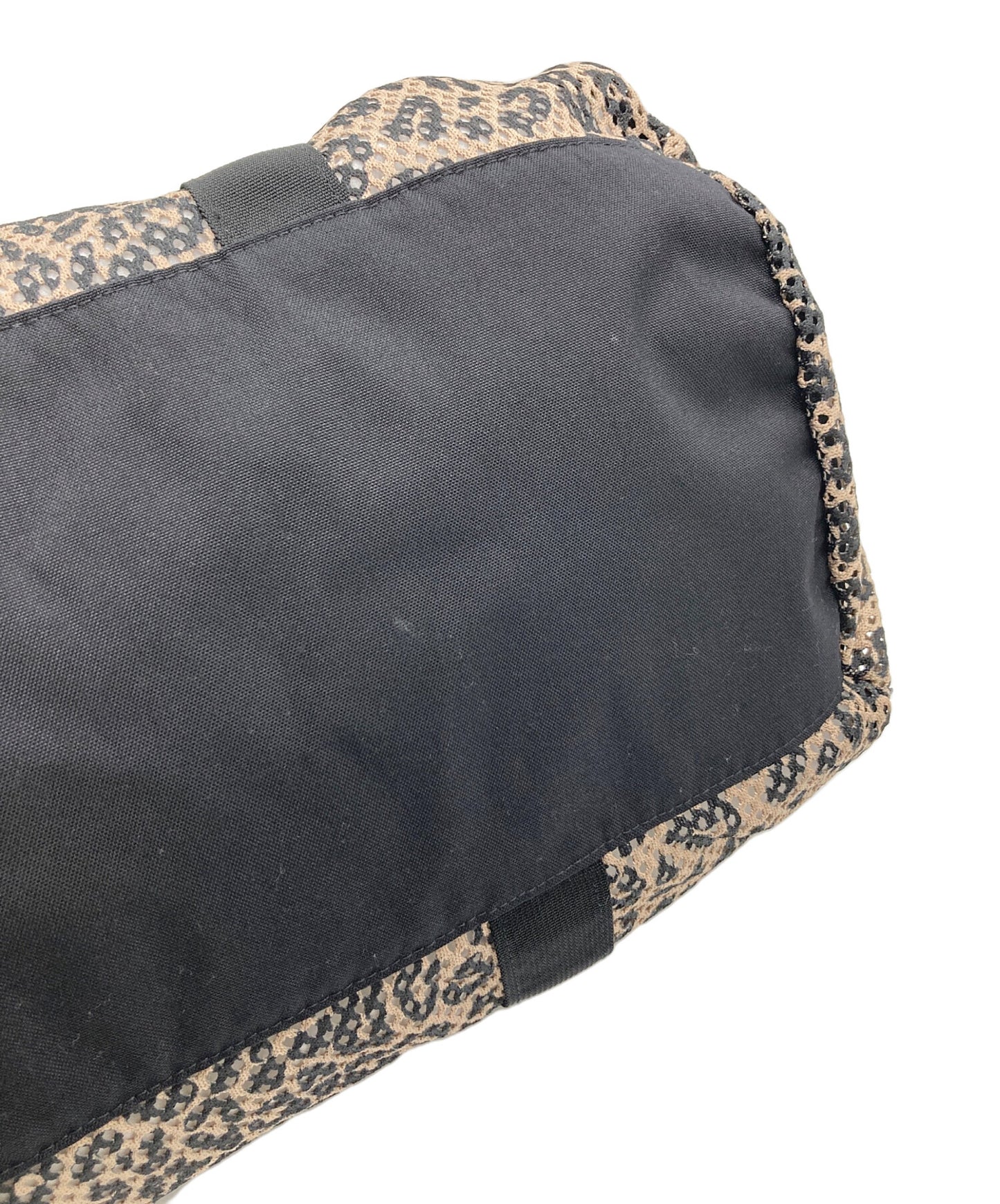 [Pre-owned] SUPREME Mesh Duffle Bag Leopard Mesh Duffle Bag Leopard Shoulder Bag 23SS