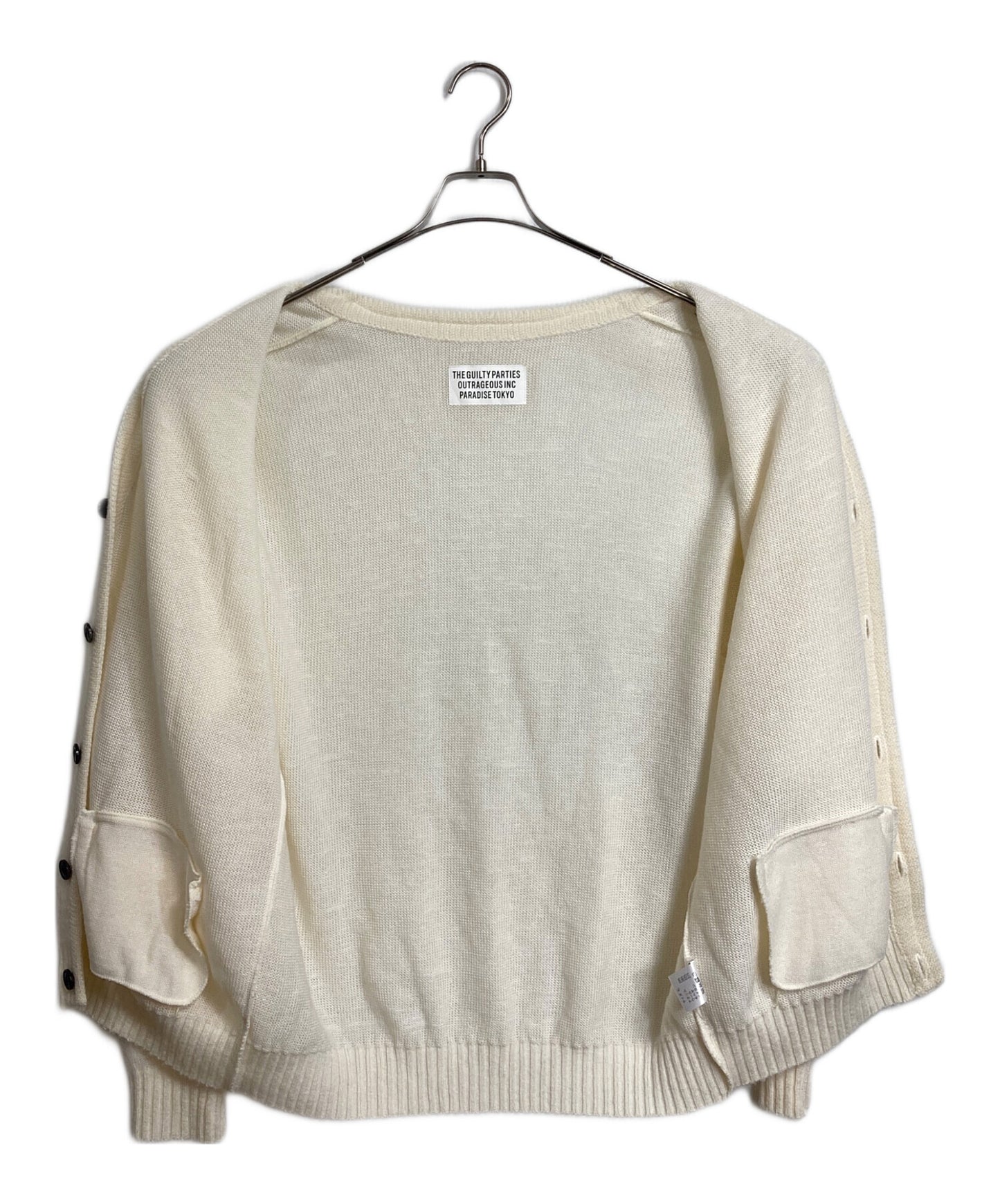 [Pre-owned] WACKO MARIA MOHAIR KNIT CARDIGAN Mohair Knit Cardigan Made in Japan