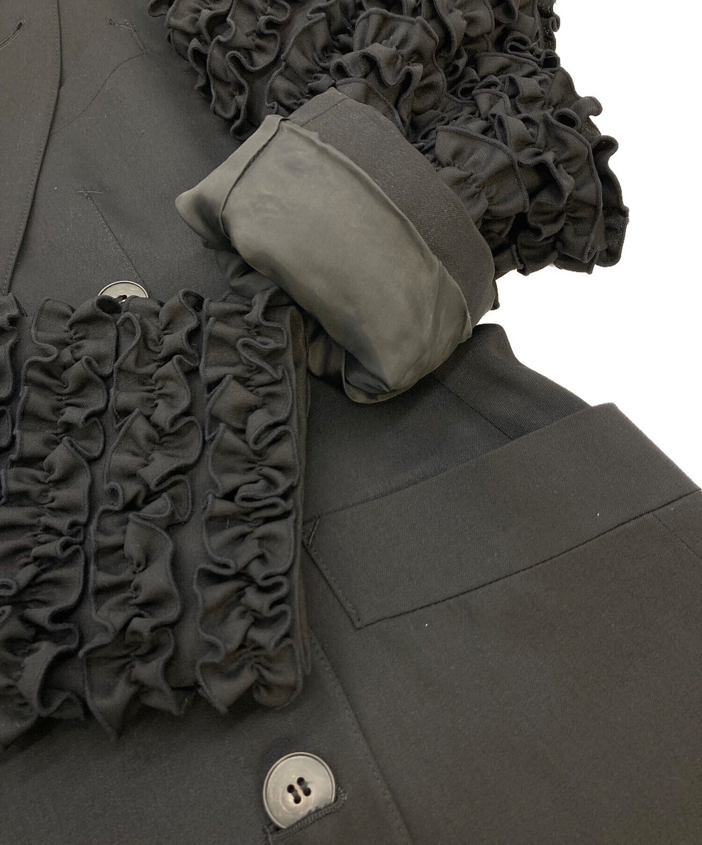 [Pre-owned] Jean Paul Gaultier FEMME Ruffle Sleeve Jacket Gaultier Design Jacket BRYGNM1032