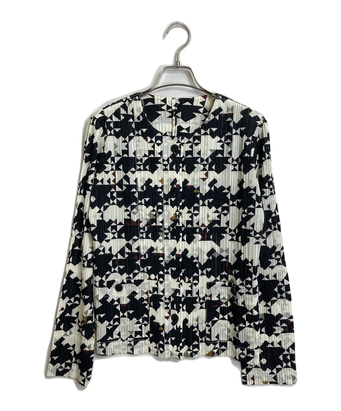 [Pre-owned] PLEATS PLEASE Pleated jacket with pockets PP03-JD872