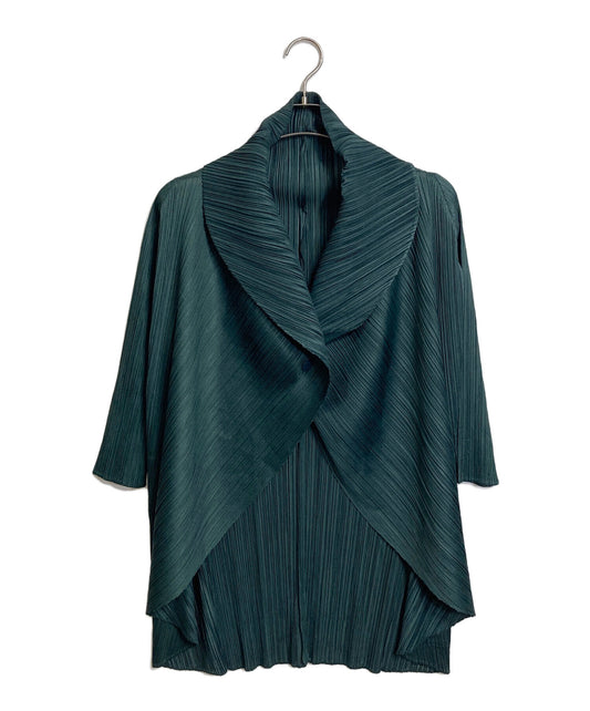 [Pre-owned] PLEATS PLEASE Pleated long cardigan, Fall 12 PP23-EN161
