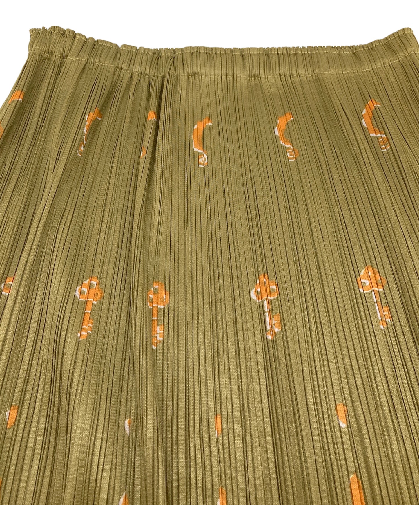 [Pre-owned] PLEATS PLEASE Merry-Go-Round Pattern Pleated Skirt Animal Pattern Animal Pattern Long Skirt Made in Japan PP43-JG775