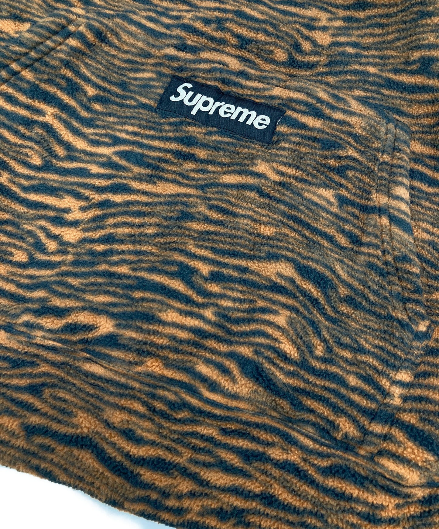[Pre-owned] SUPREME 21AW Polartec Hooded Sweatshirt Polartec Hoodie