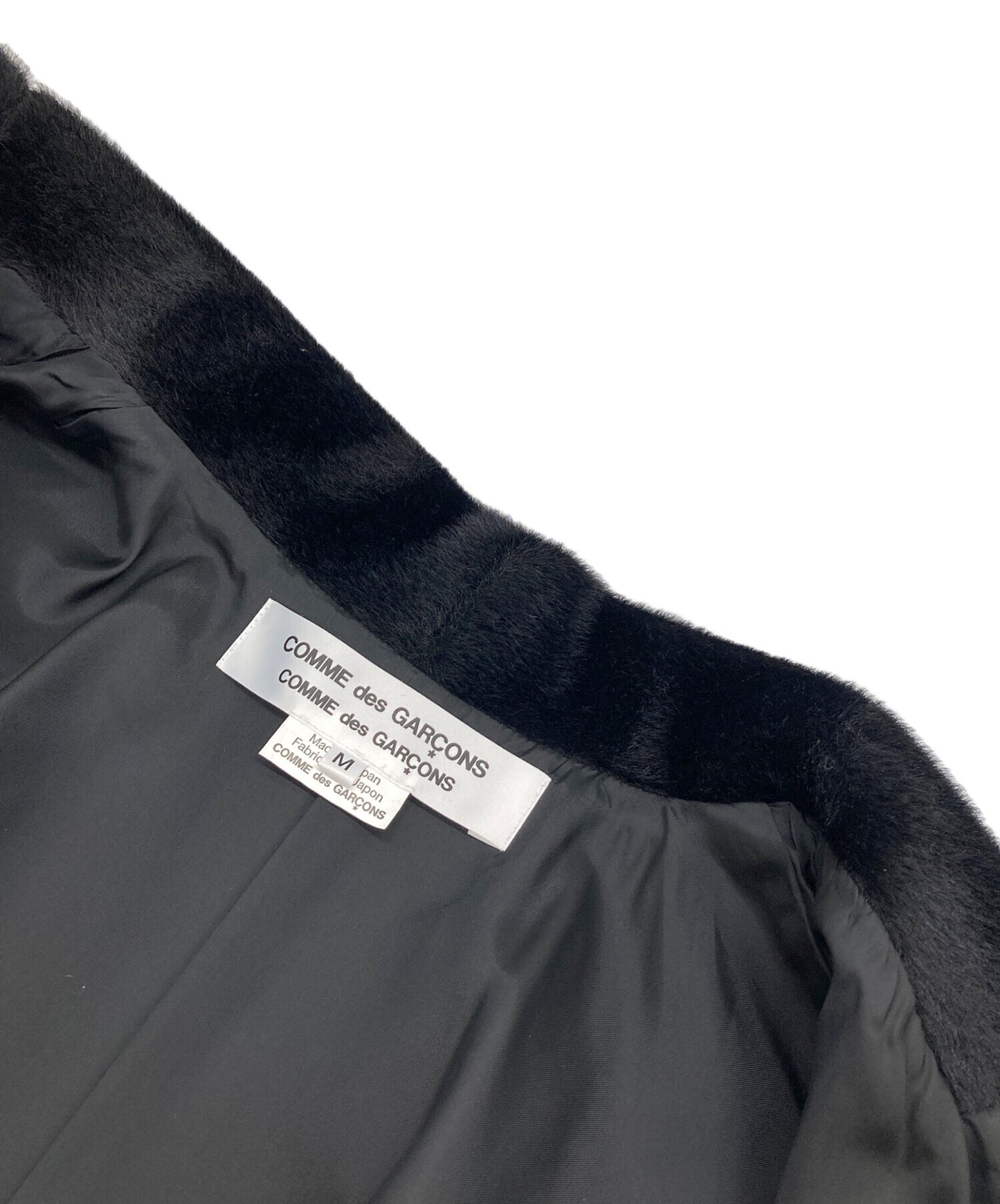 [Pre-owned] COMME des GARCONS COMME des GARCONS Velour Switching Eco Fur Long Coat AD2021 RH-C009