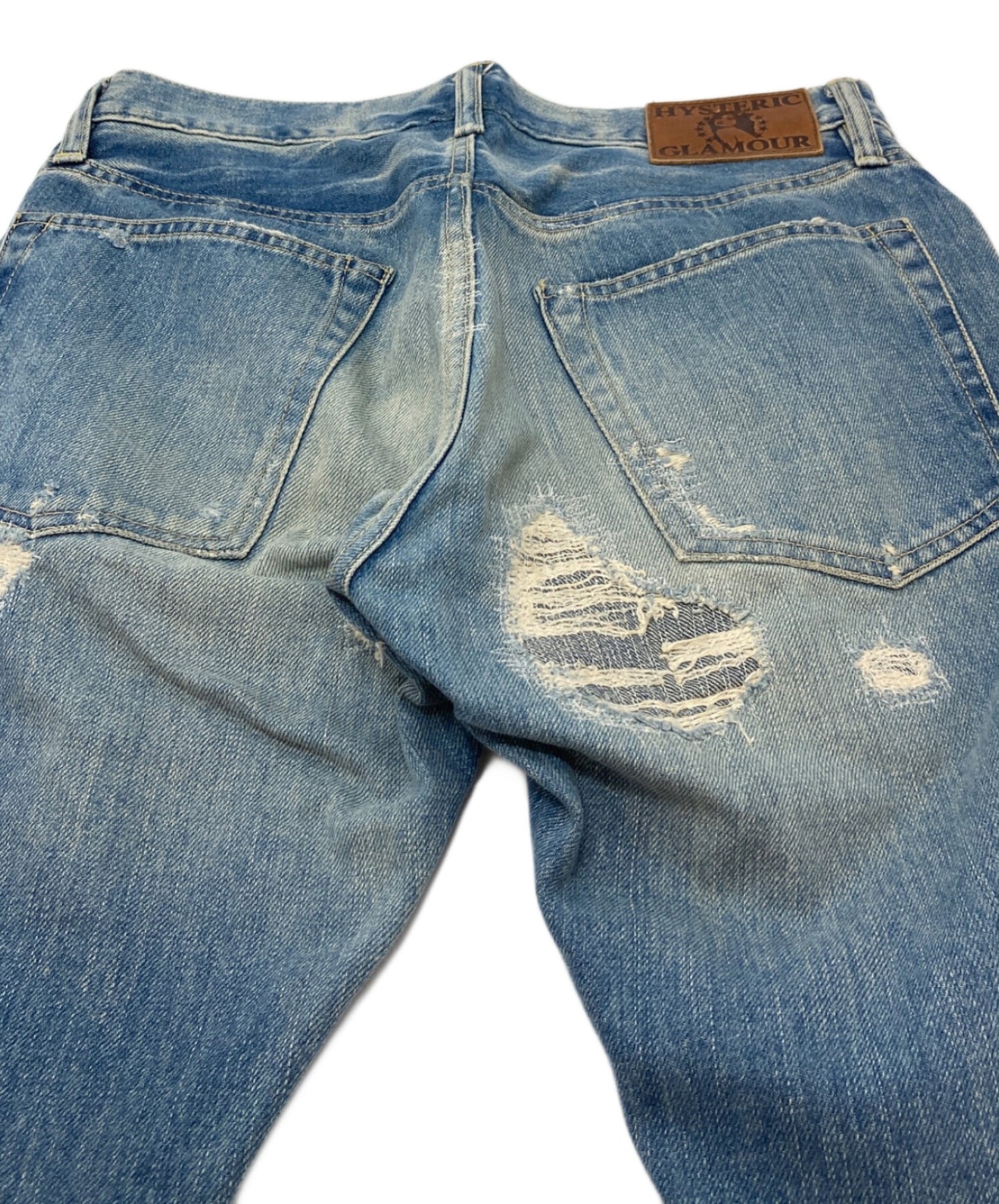 [Pre-owned] Hysteric Glamour 15AW SP Processed WR Denim Pants Studded Denim Pants 5 Pockets Made in Japan 0253AP02