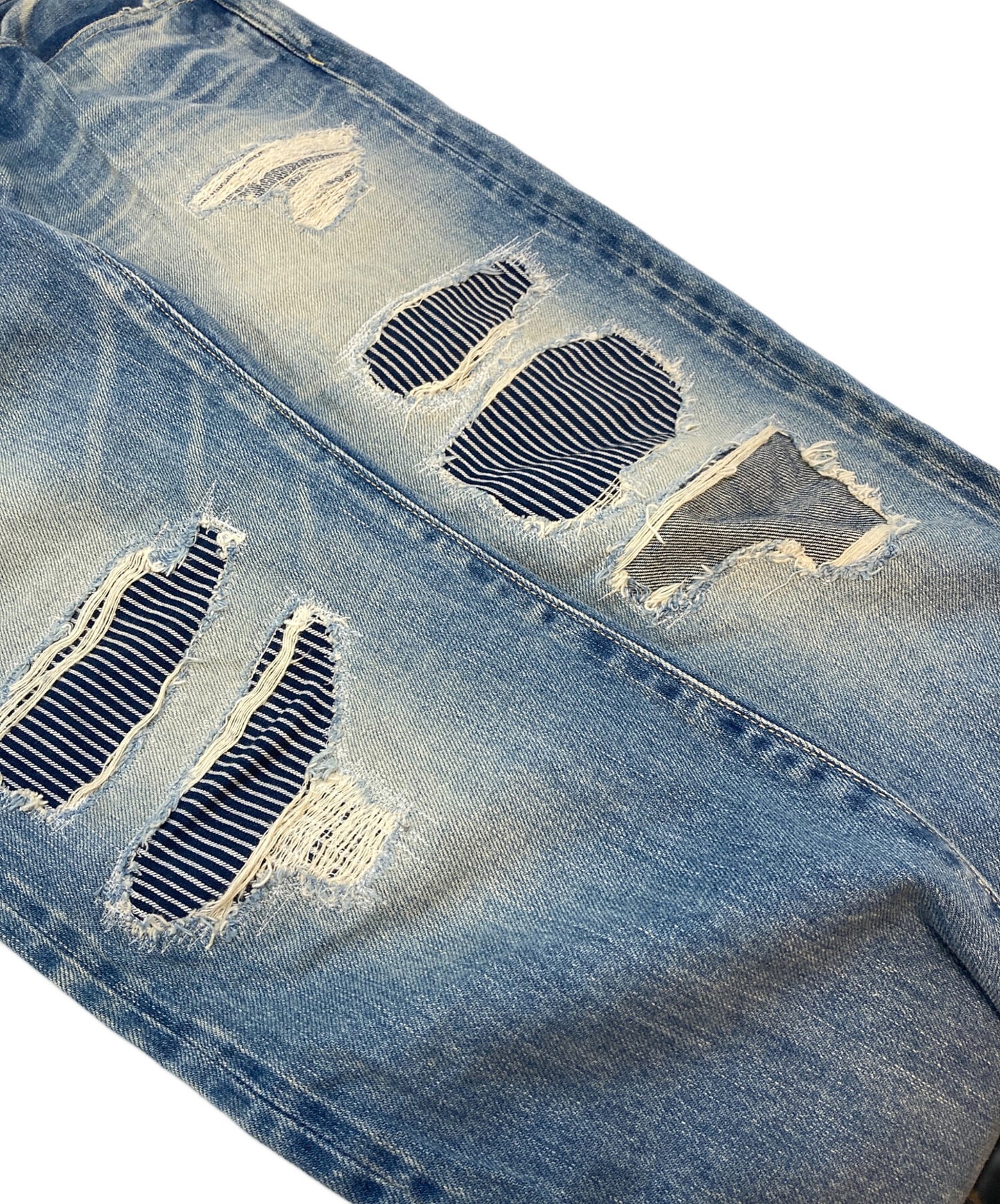 [Pre-owned] Hysteric Glamour 15AW SP Processed WR Denim Pants Studded Denim Pants 5 Pockets Made in Japan 0253AP02